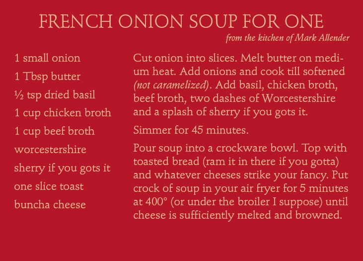 French Onion Soup for One