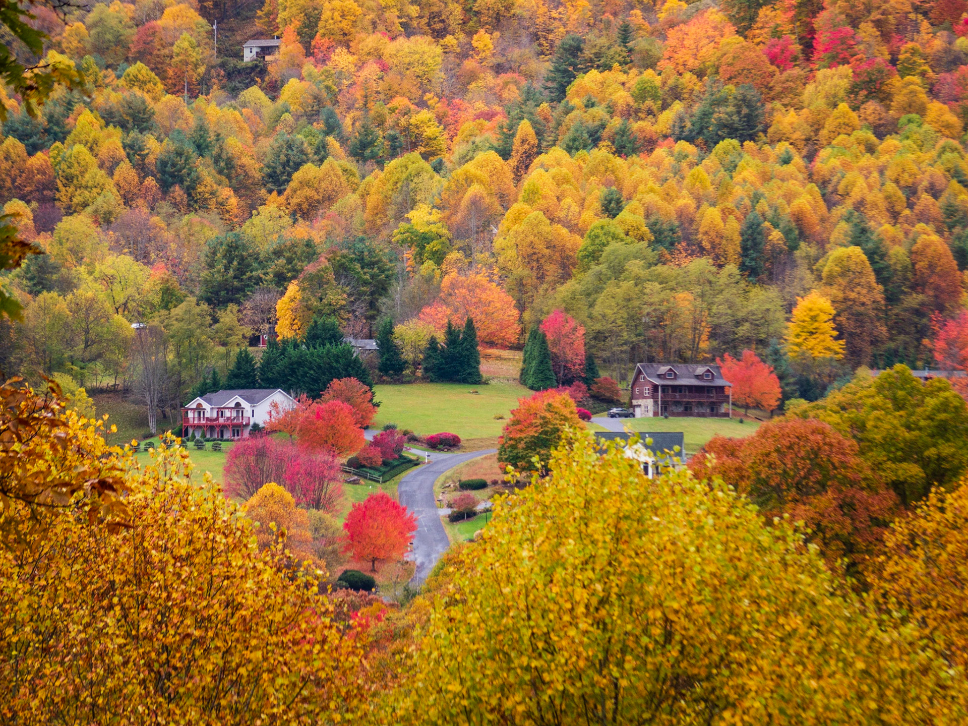 Fall in the Mountains