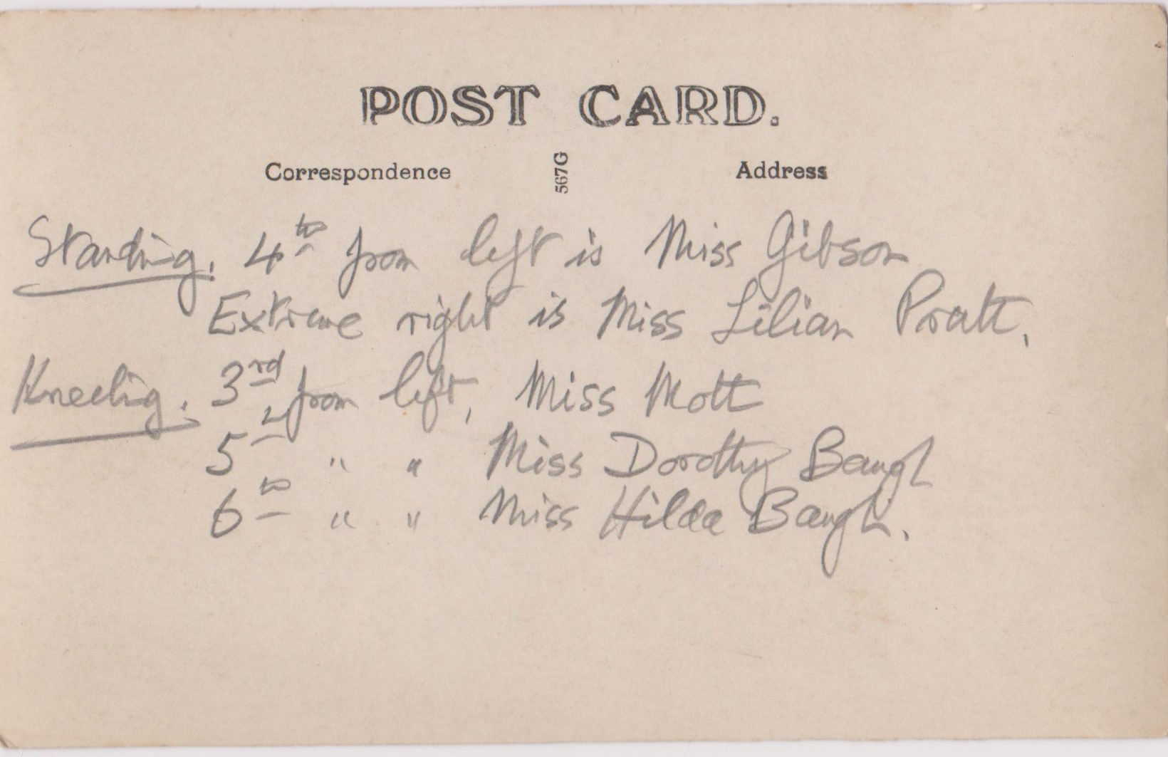 Reverse of England's Flag Day postcard - collecting for the War Memorial Hospital to be built?