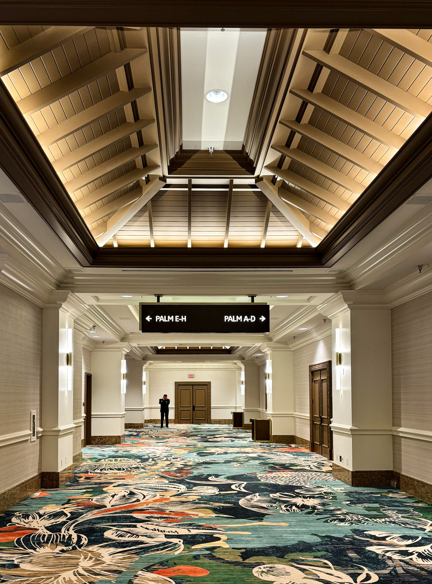 Mandalay Bay South Convention Center. I could just walk through casinos and shopping corridors daily on my way from Luxor.