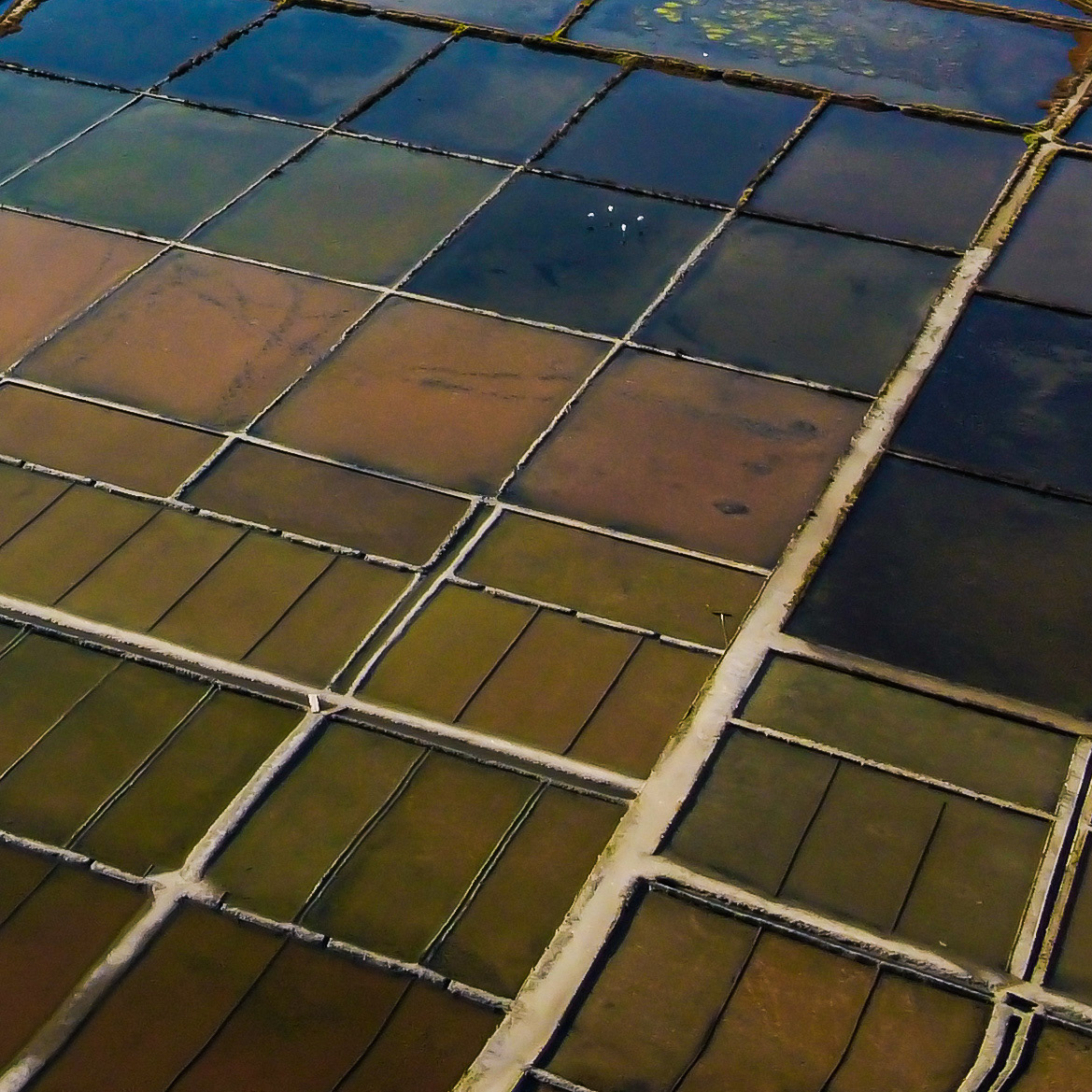 Fotografia aerea - salinas de Aveiro