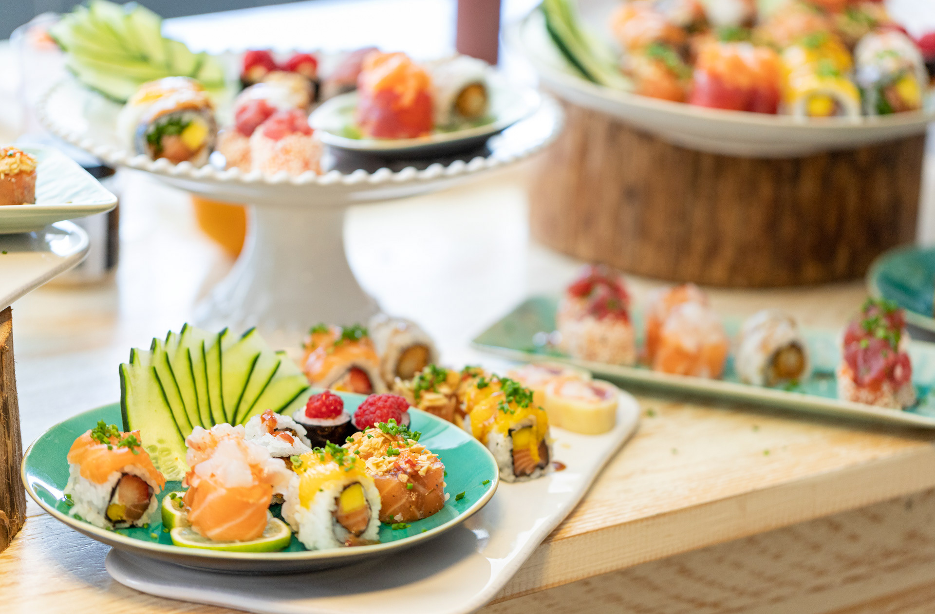 sushi fotografia comida