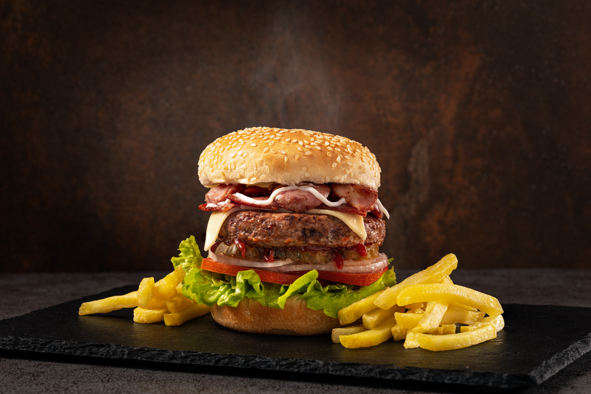 hamburguer fotografia de comida