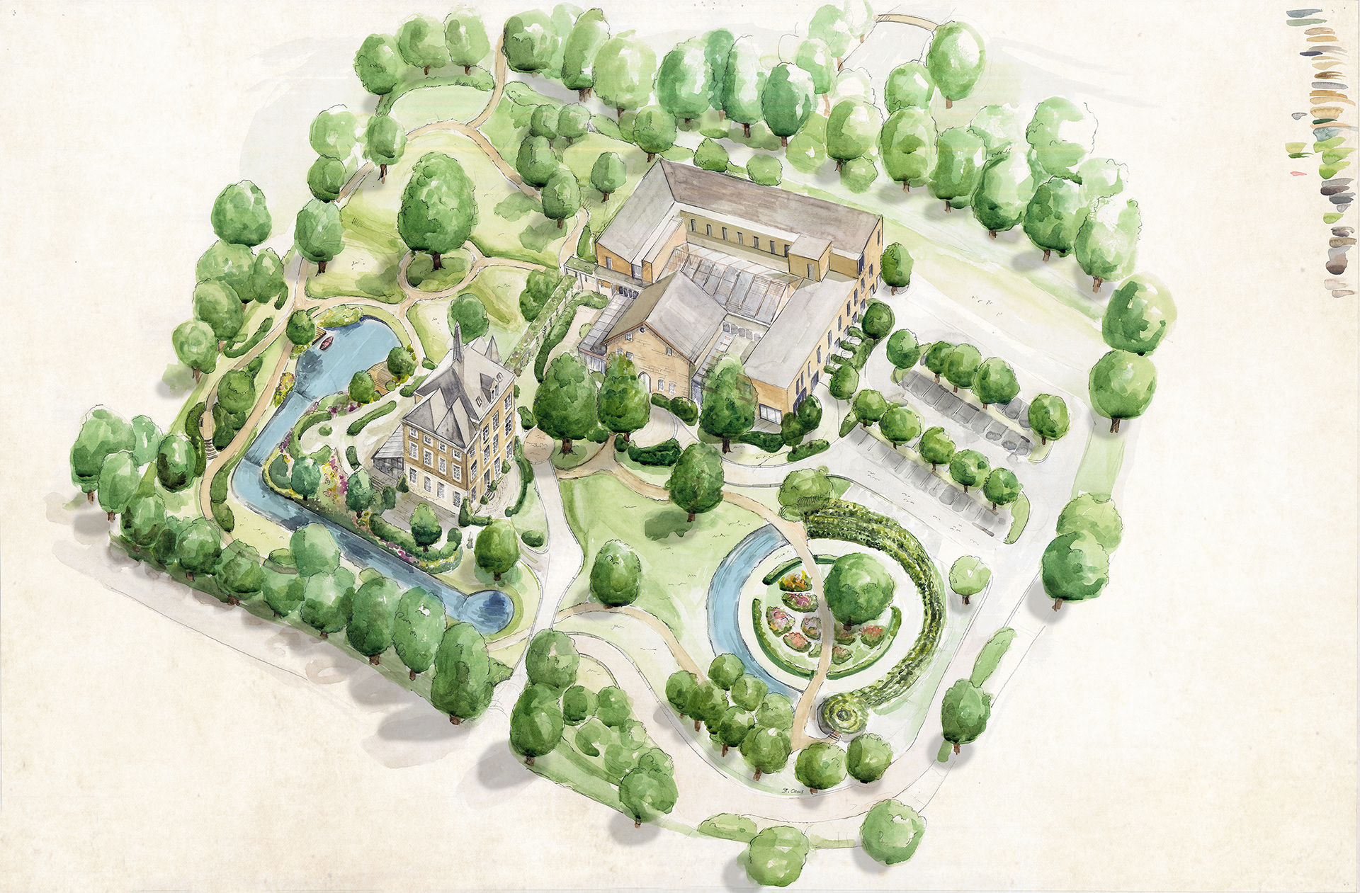 Plattegrond Van Oys Hotel, Nederland