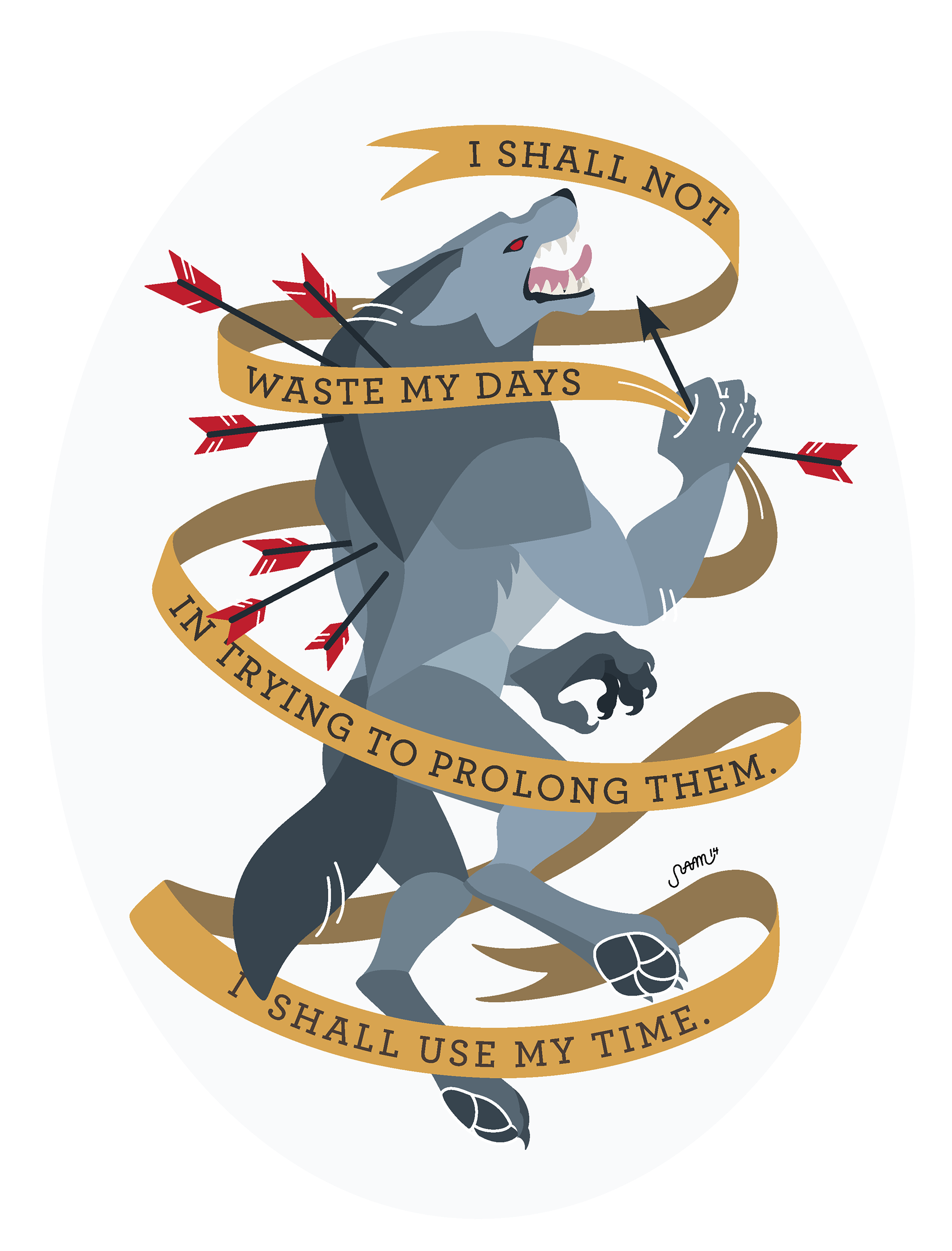 I Will Not Waste My Days. 2014