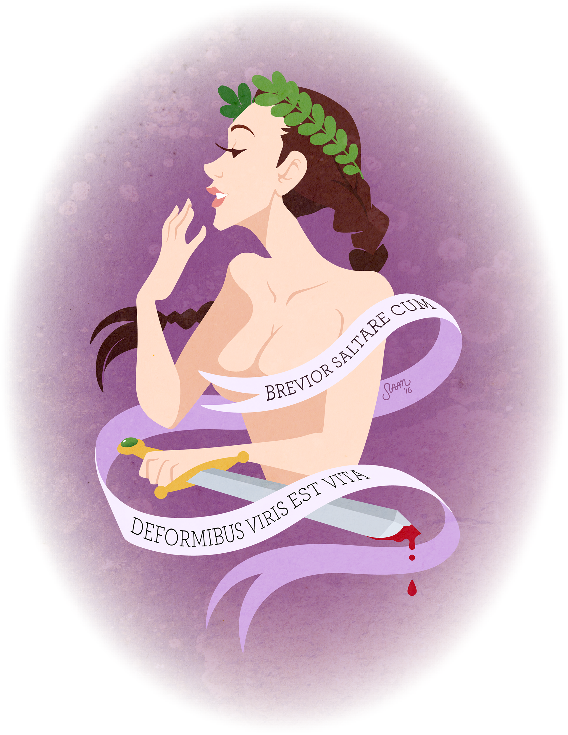 Life is too short to dance with ugly men. 2016