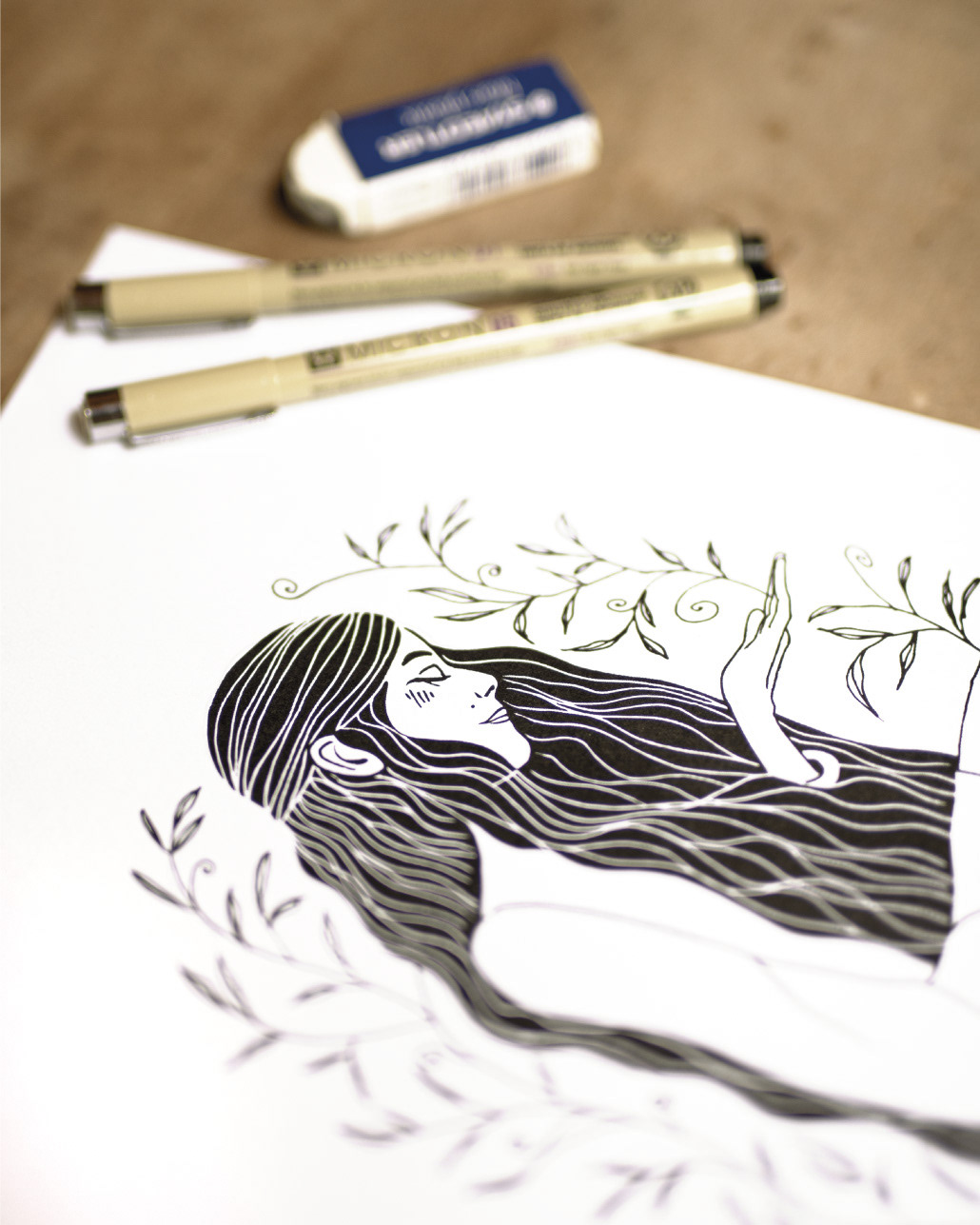 Illustration Druidéesse