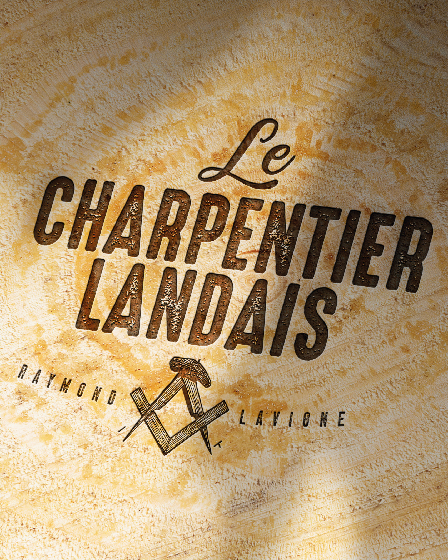Gravure du logo Le Charpentier Landais