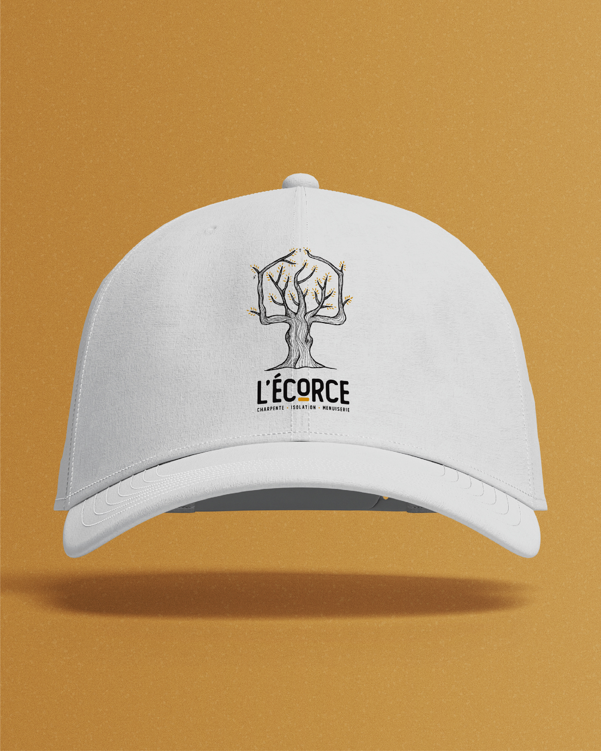 Marquage casquette, Logo et Identité visuelle pour un charpentier