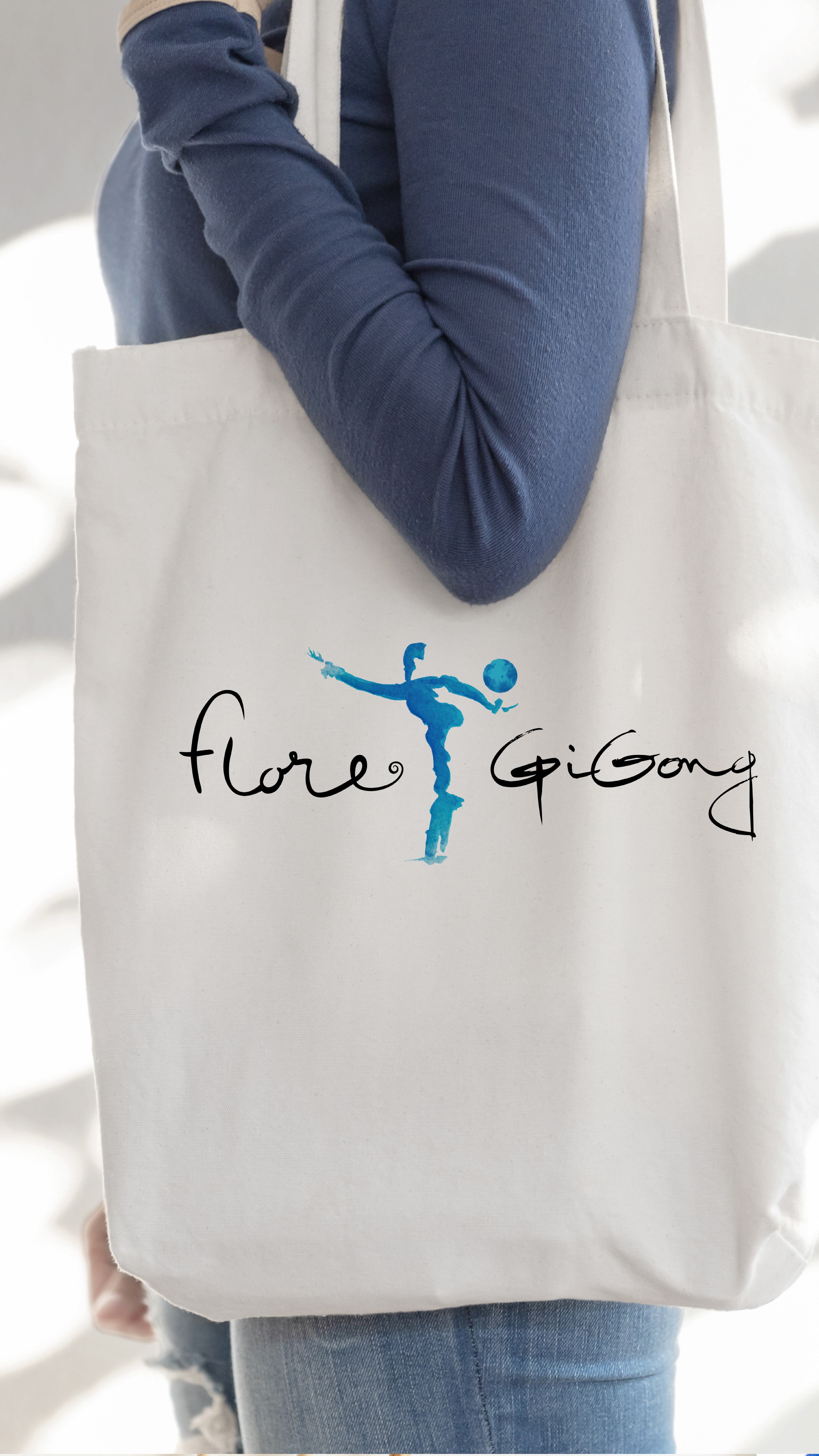 Habillage Tote Bag Logo Professeur de GiGong