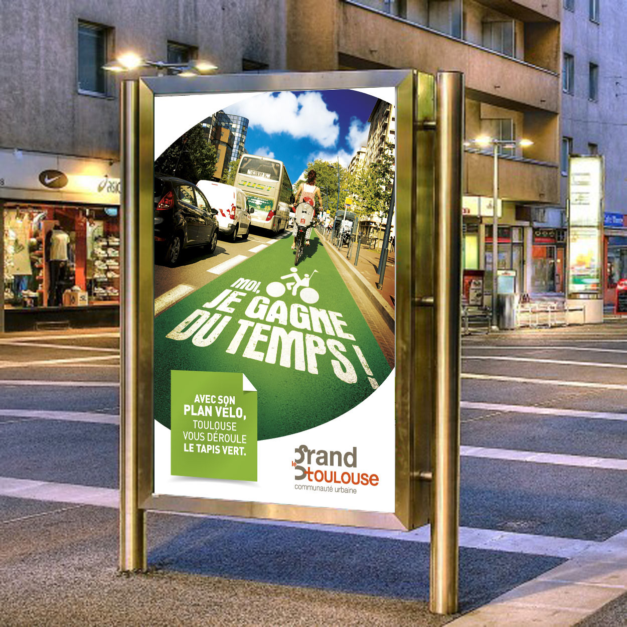 Campagne plan vélo sur Panneaux Decaux