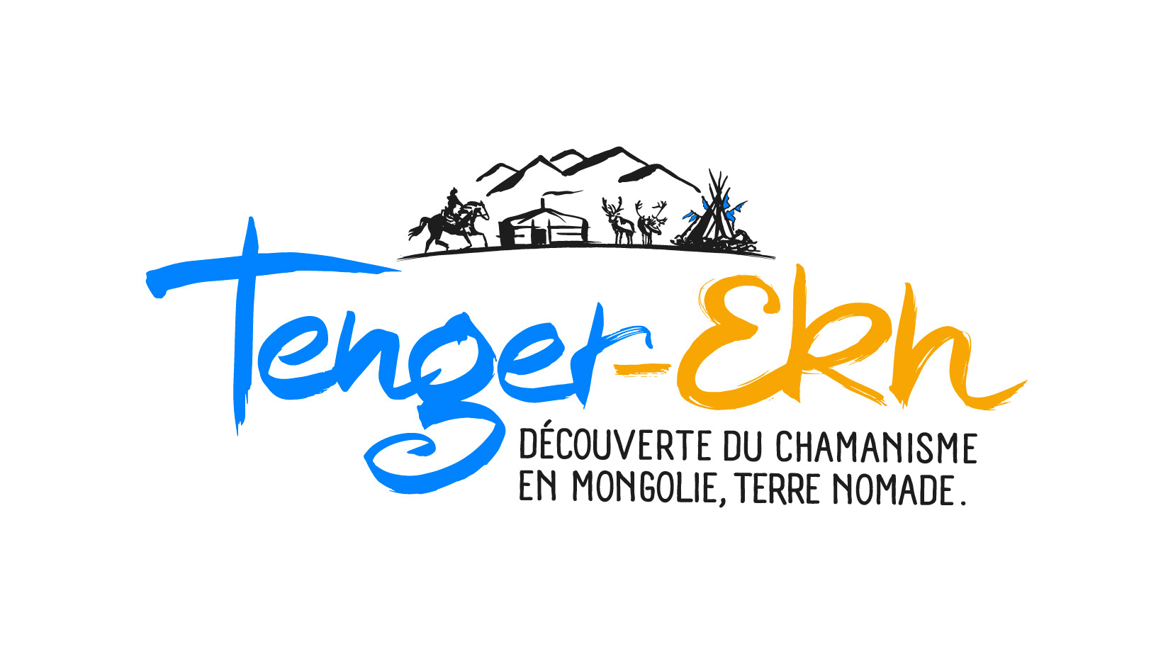 Création du logo l'agence de voyage “Tenger-Ekh”