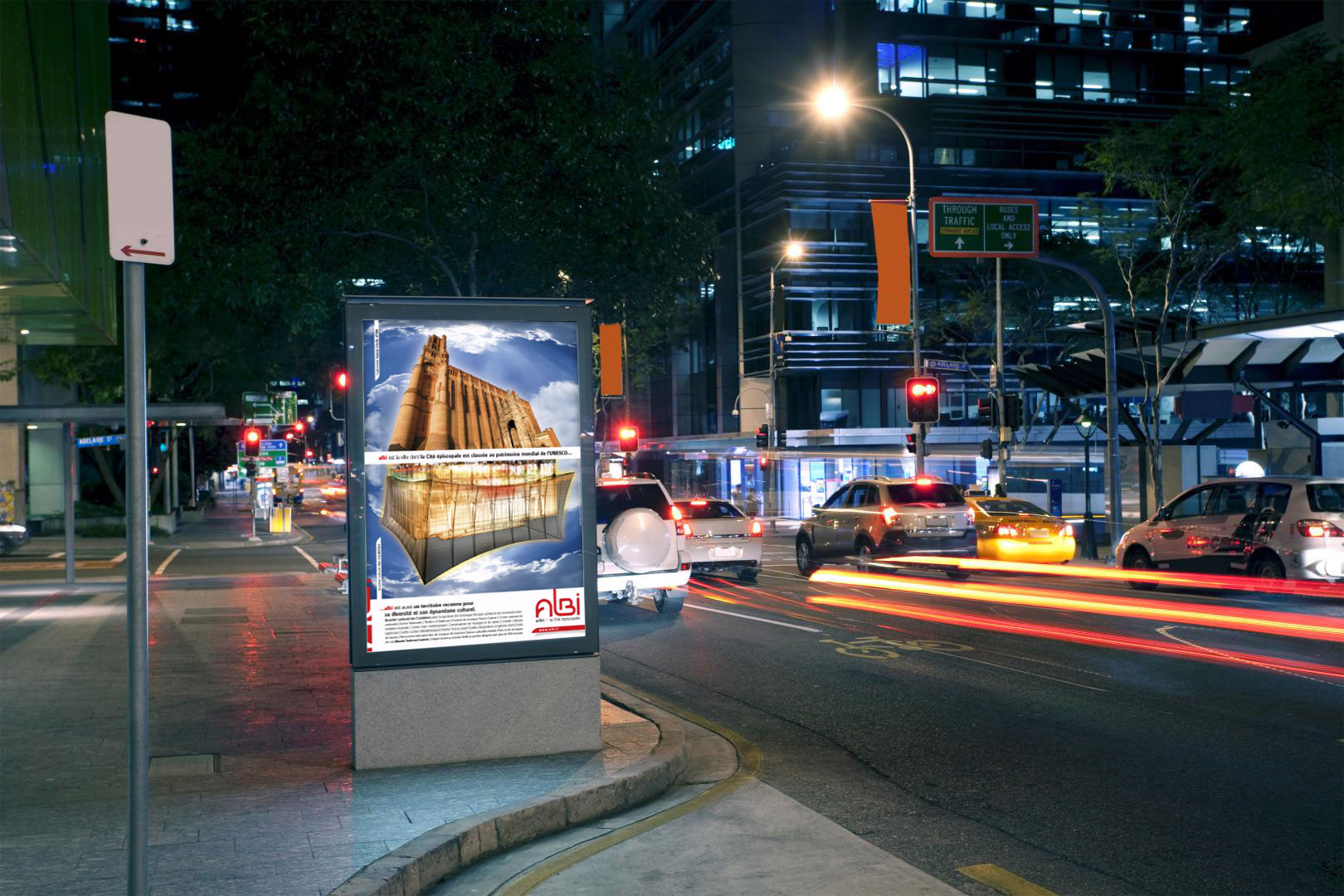 Panneaux Decaux Campagne Albi I la Cité épiscopale