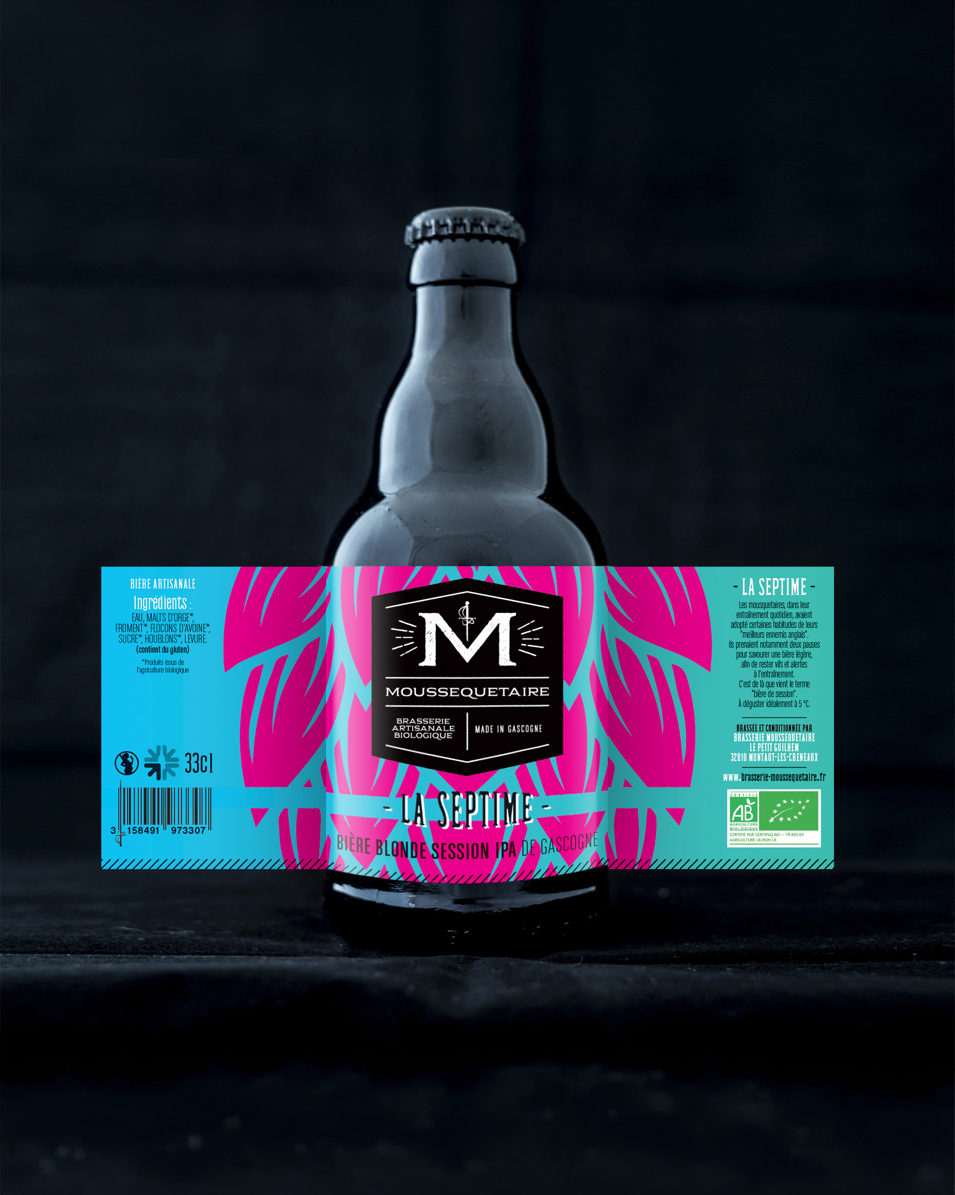 Création étiquette de bière