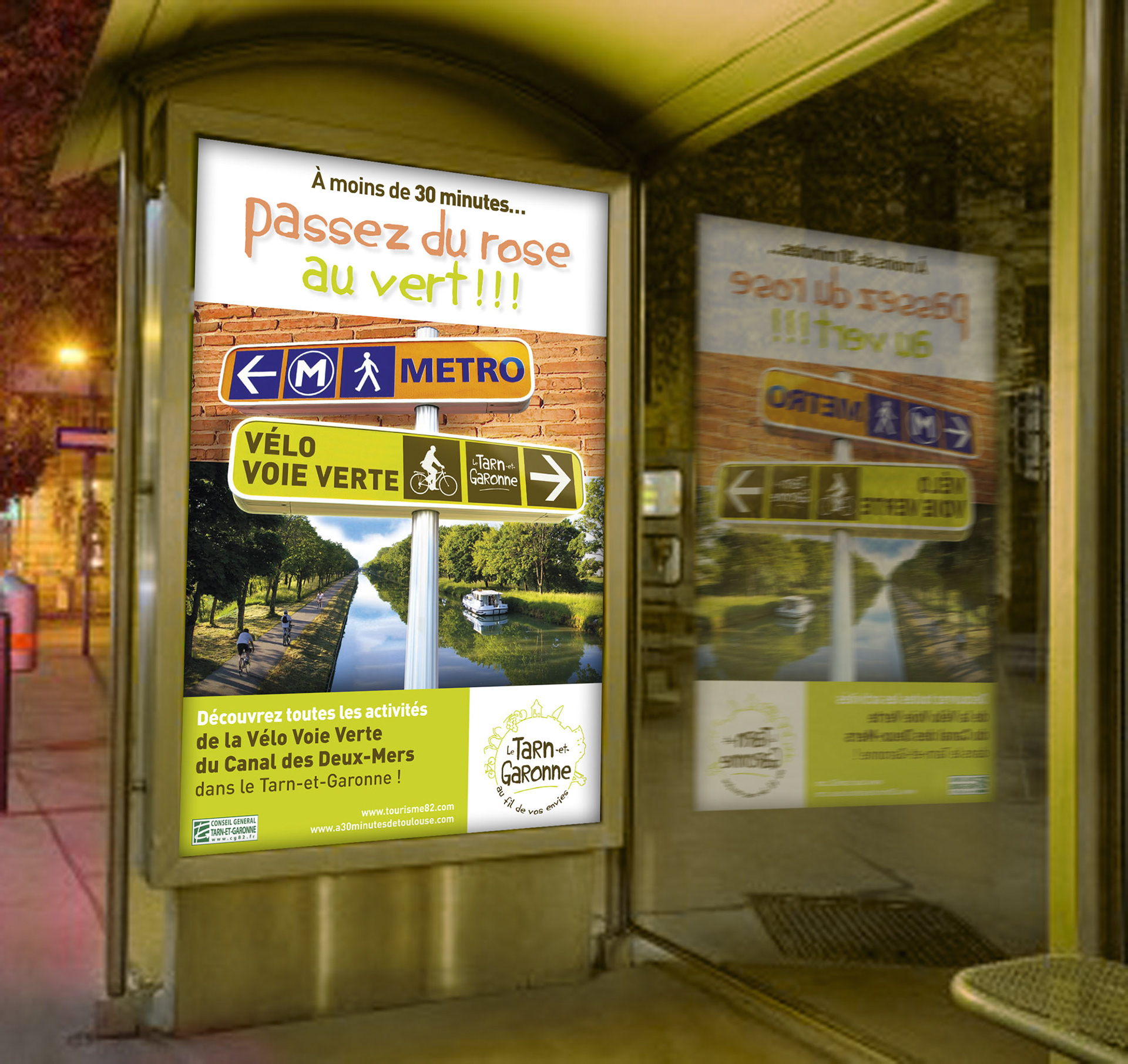 Panneaux Decaux pour le Tourisme Tarn et Garonne