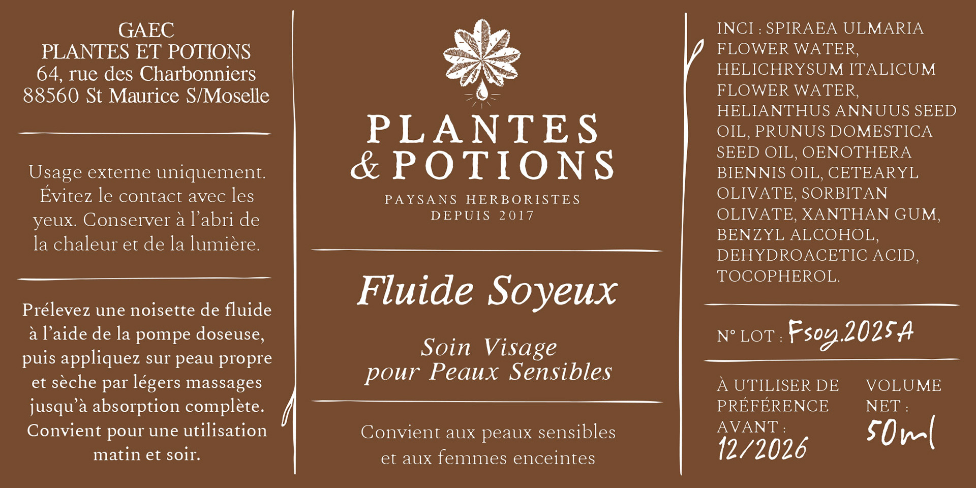 Création Etiquettes Plantes et Potions “Paysans Herboristes”