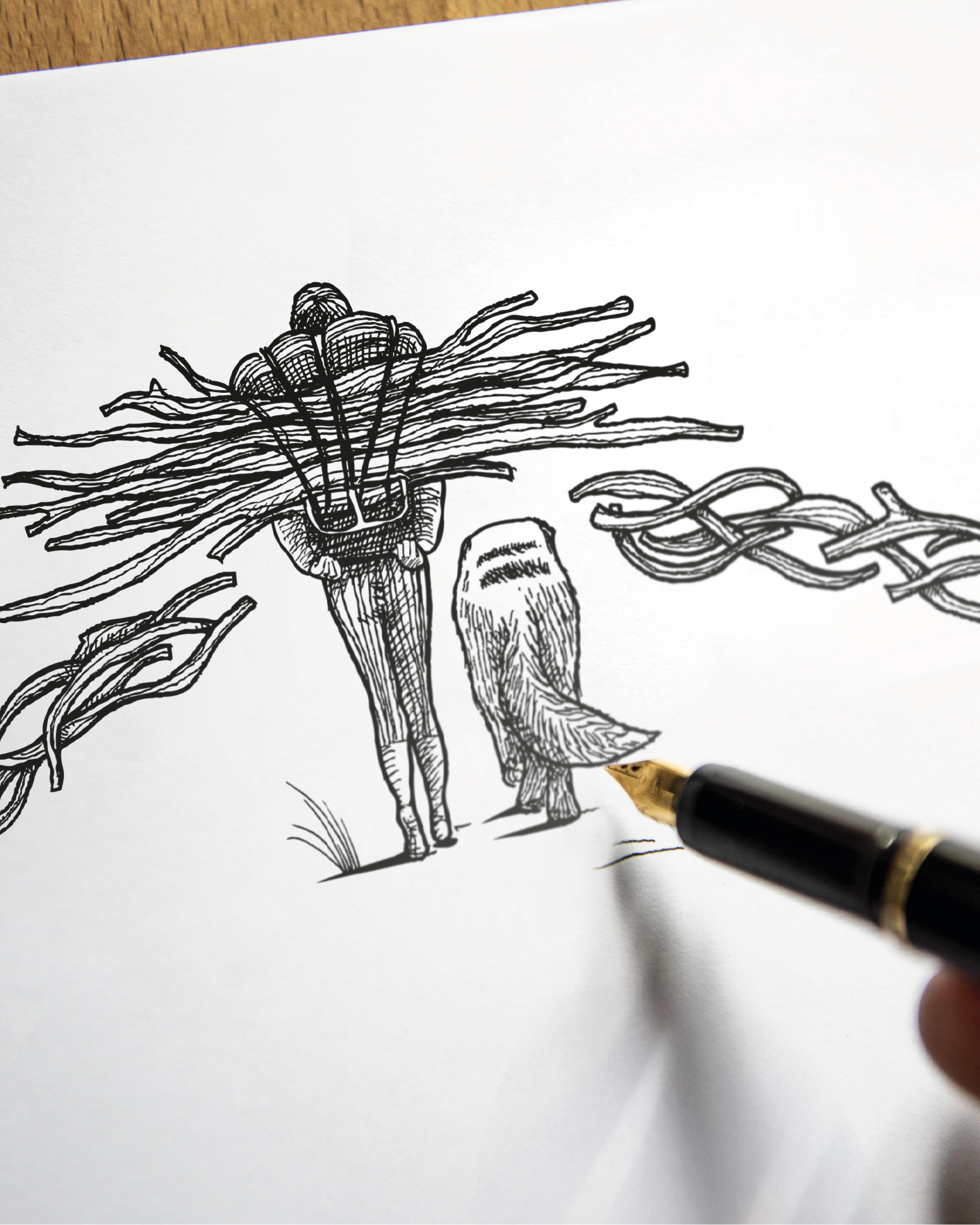 Illustration pour Ka- (Karine Bourguet)