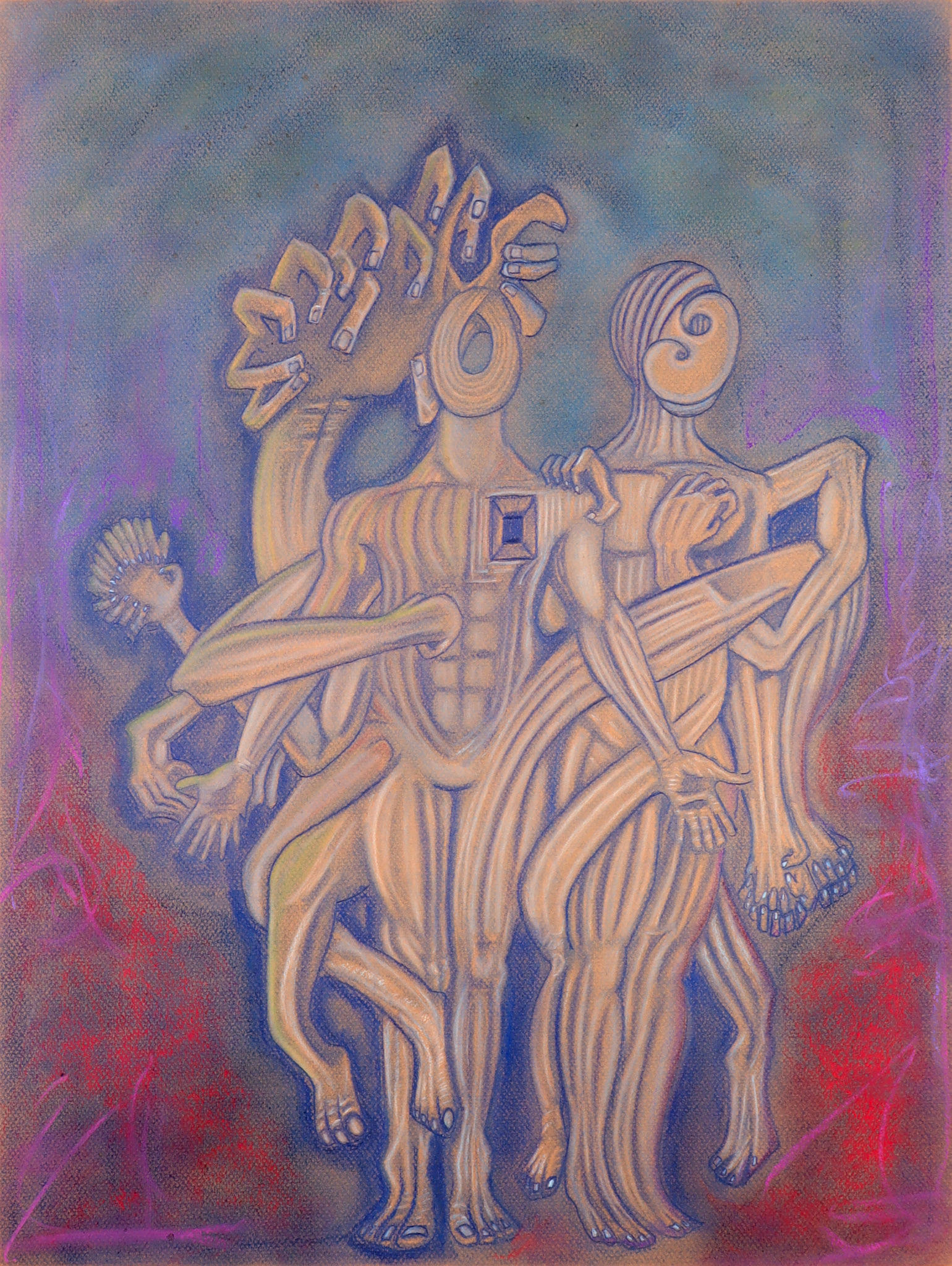 © Kevin Carroll | Soldier's Journey | 24” x 18” | Pastel | 2024