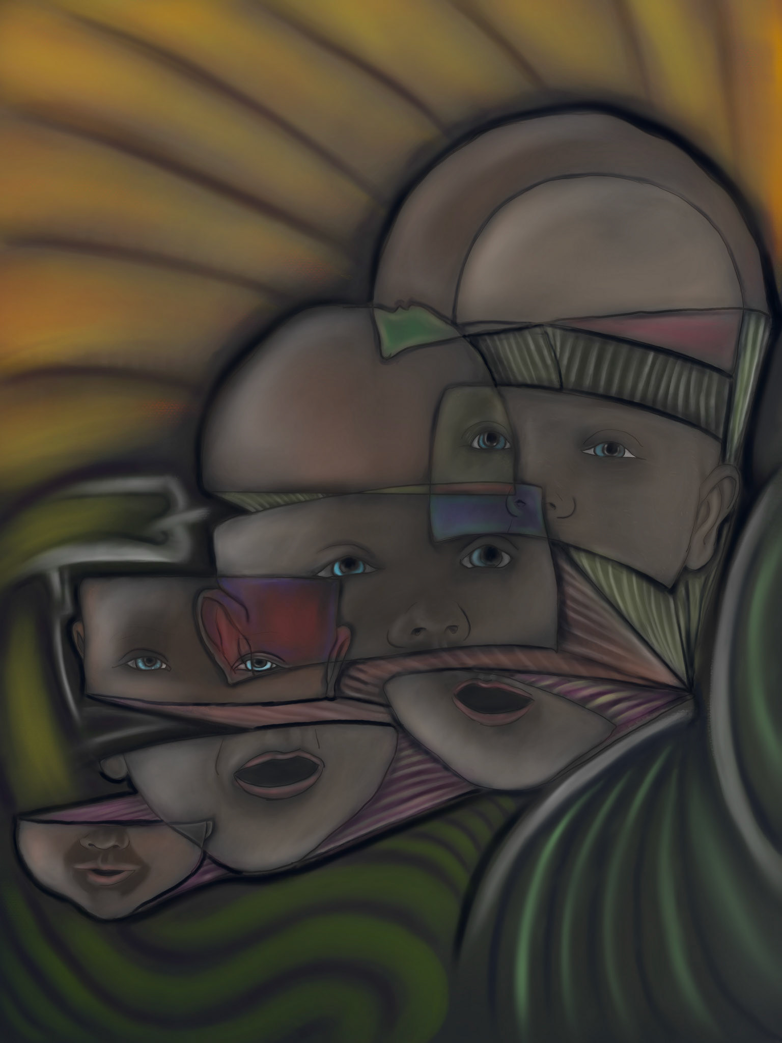 © Kevin Carroll | Son of Futurism | 24” x 18”, 300 dpi | Digital | 2023