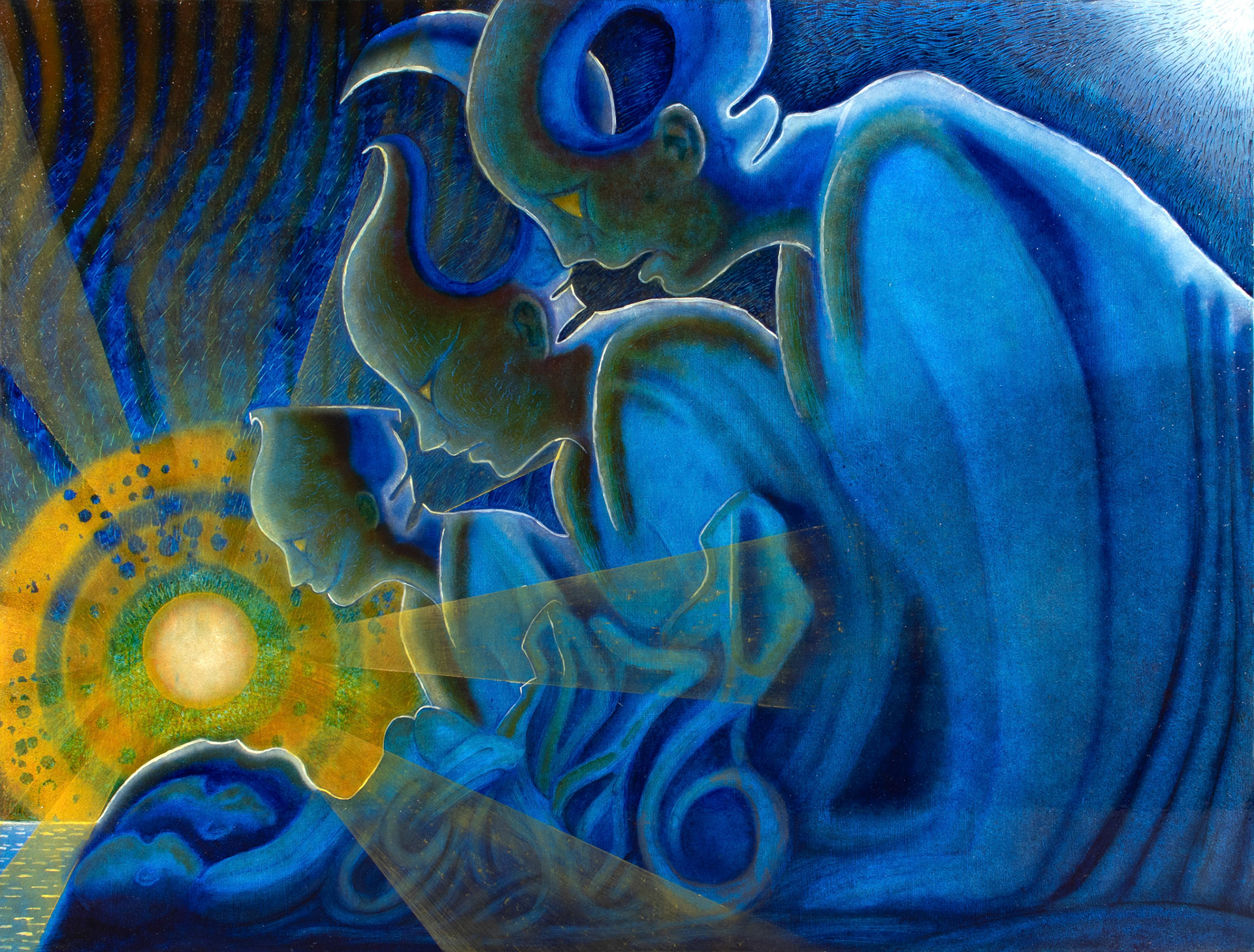 © Kevin Carroll | A Son's Life, A Son's Death | 24” x 32” | Oil on board | 2024