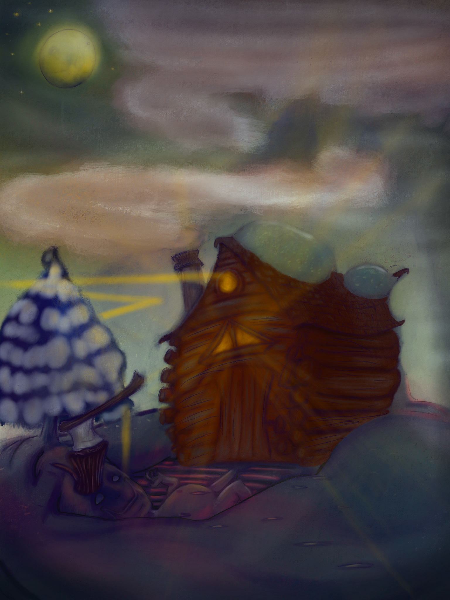 © Kevin Carroll | The Cabin | 24” x 18”, 300 dpi | Digital | 2023