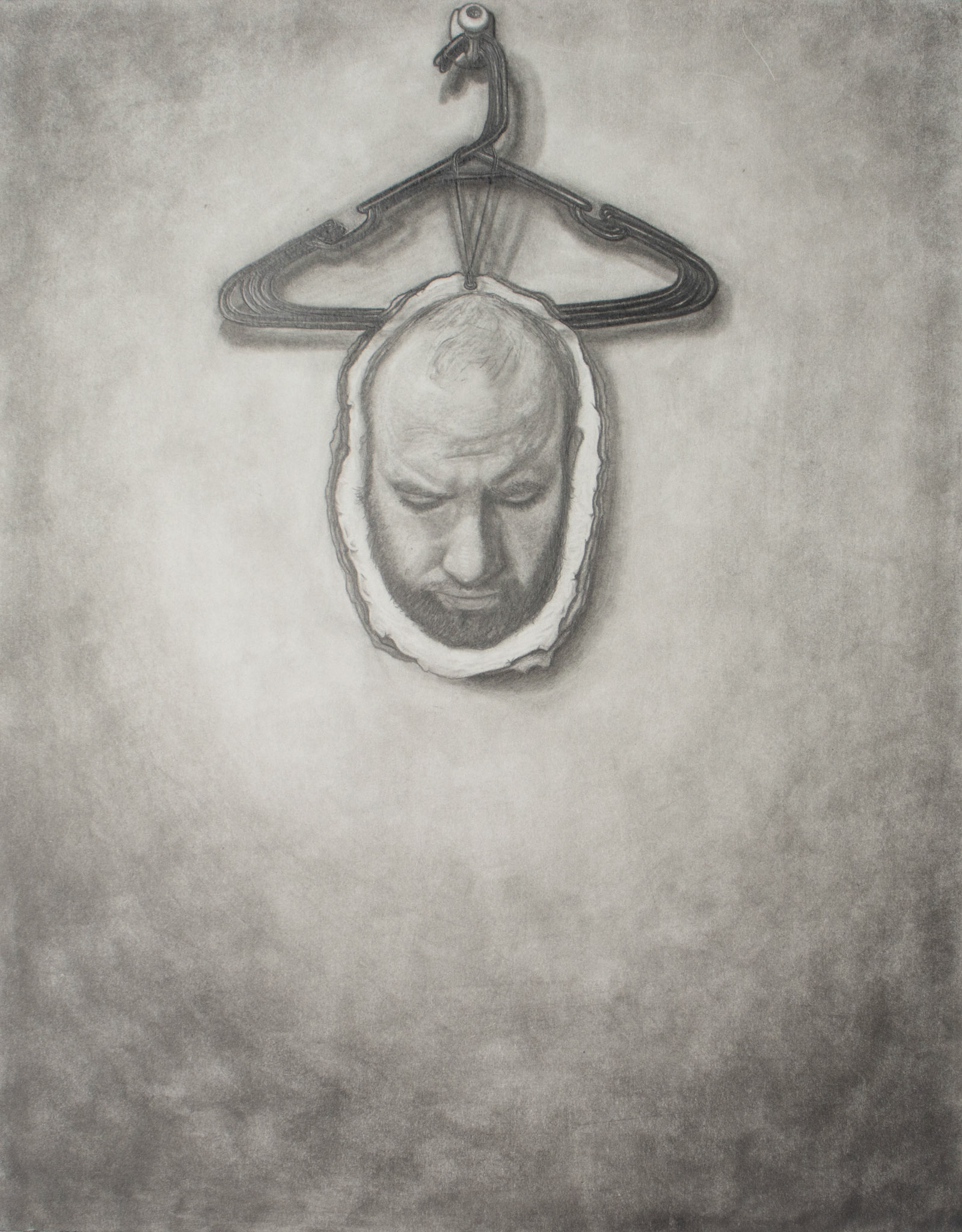 © Kevin Carroll | Many Faces | 14” x 11” | Graphite on paper | 2017