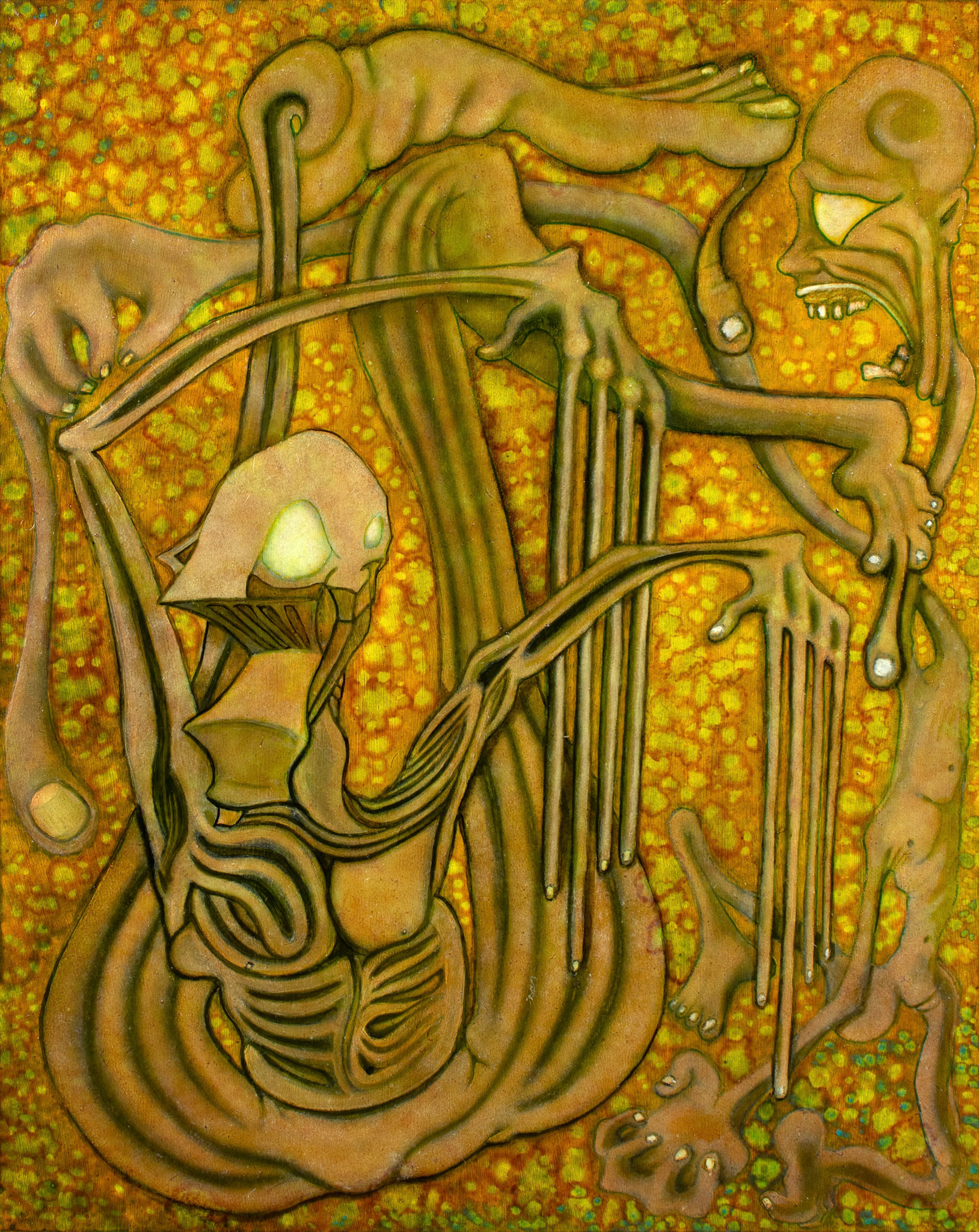 © Kevin Carroll | Lola's Work X | 20” x 16” | Oil on board | 2024