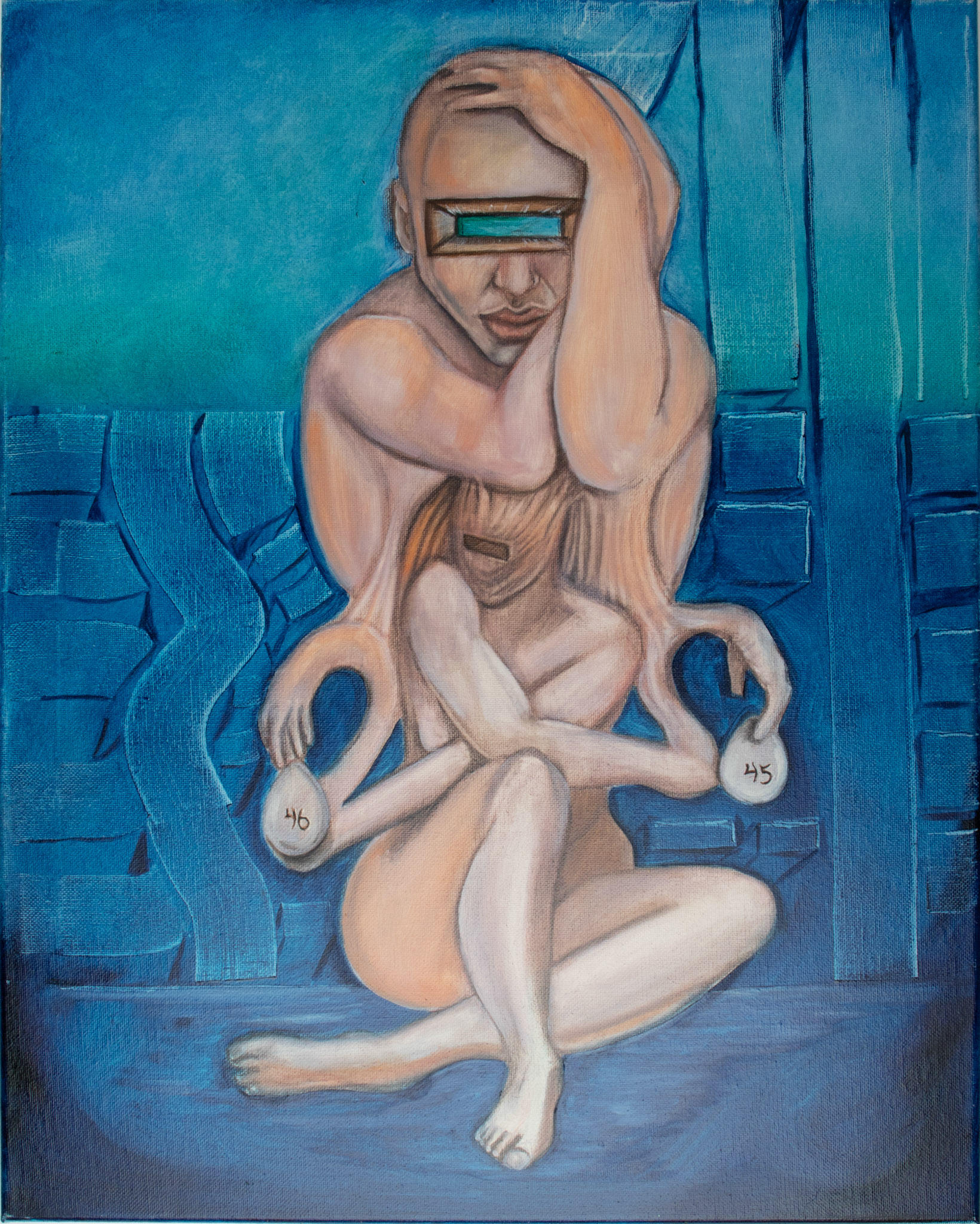 © Kevin Carroll | 46/45 | 20” x 16” | Oil on stretched canvas | 2018