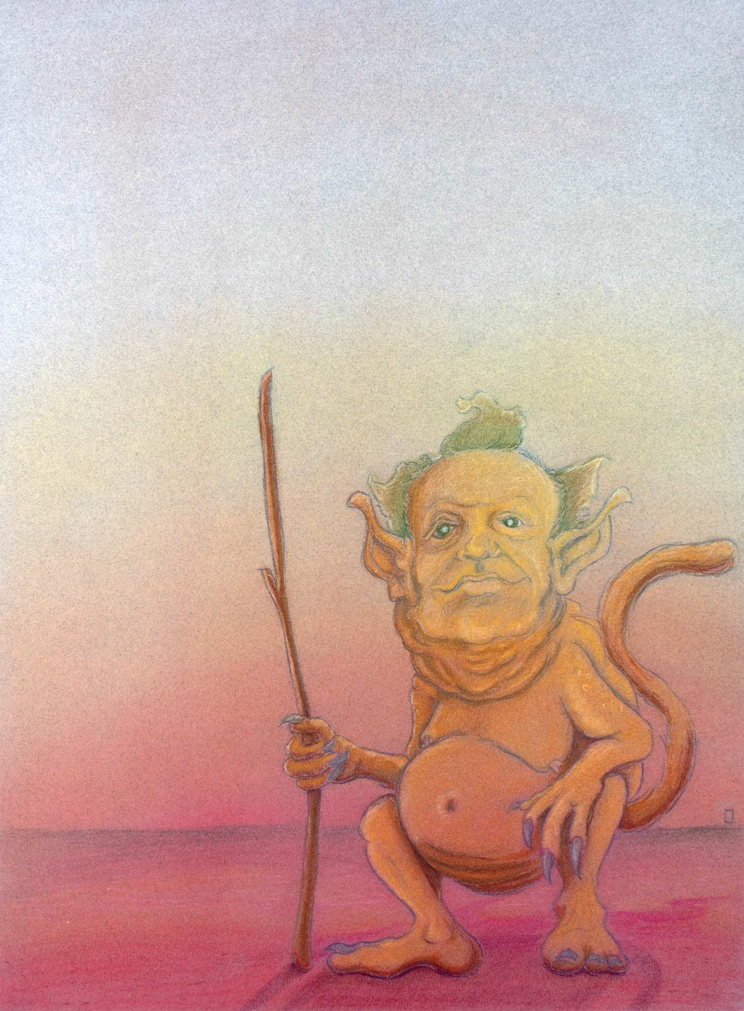 © Kevin Carroll | Roso | 24” x 18” | Pastel | 2024