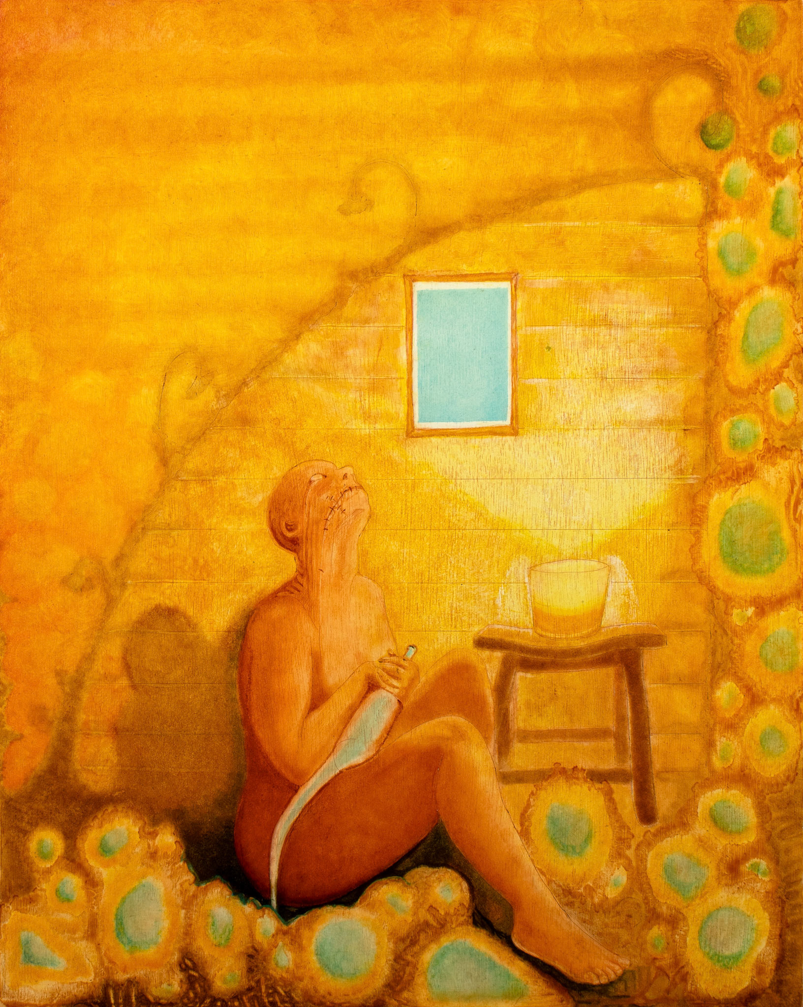 © Kevin Carroll | The Sick | 20” x 16” | Oil on board | 2024