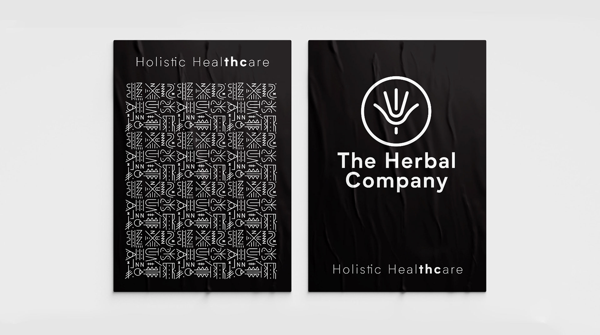 Full branding package for the herbal company brand – logo, typography, and color palette
