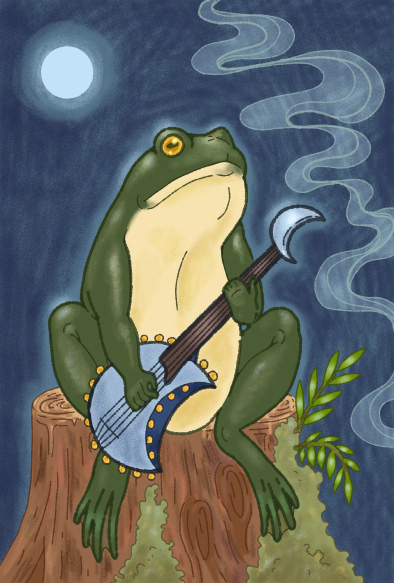 Frog with Banjo