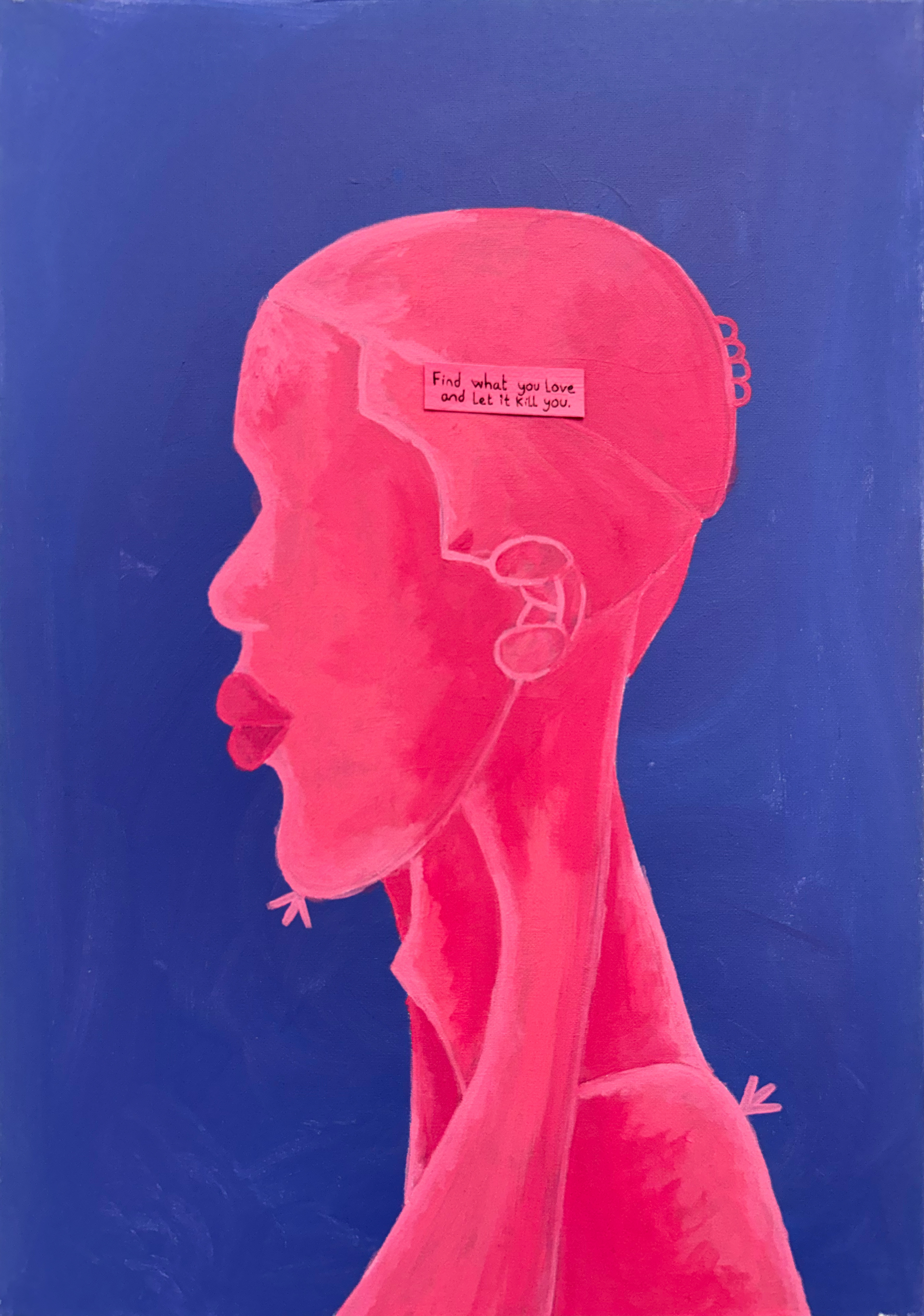 "Mellow”, acrylic on canvas