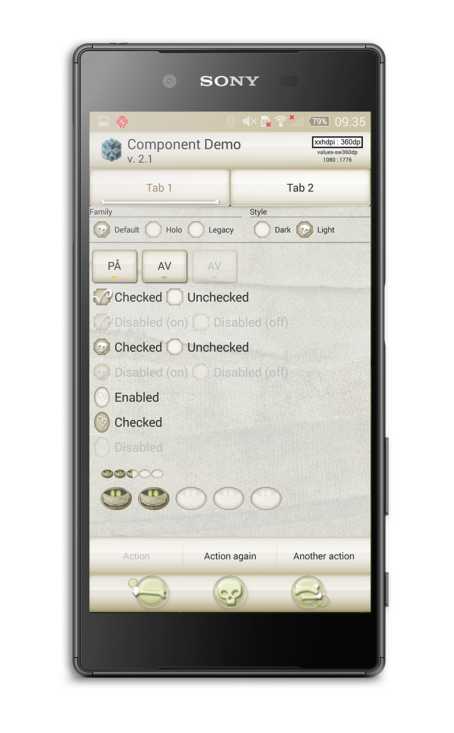 LIGHT CHECKBOXES