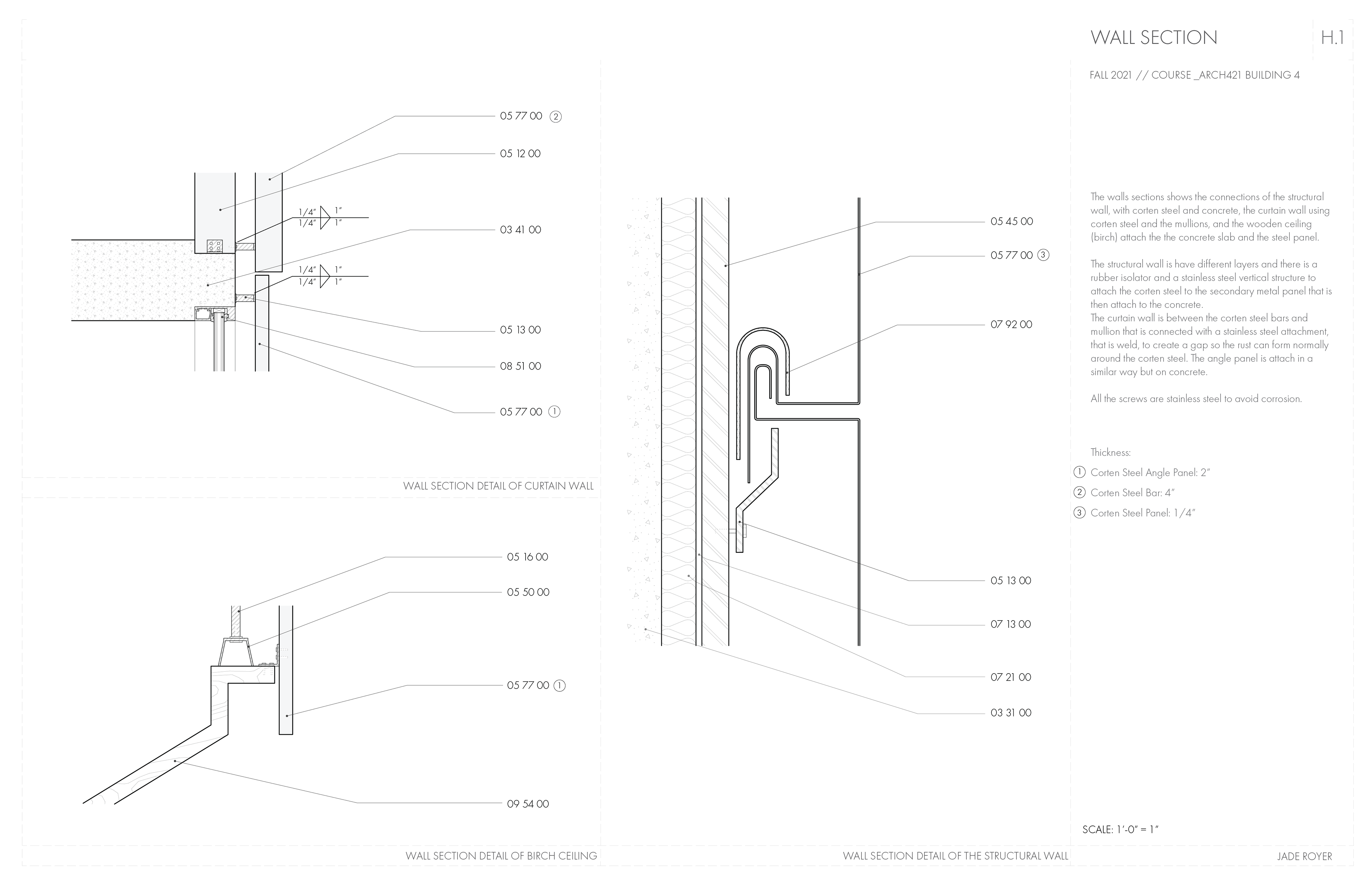 Wall Section Details