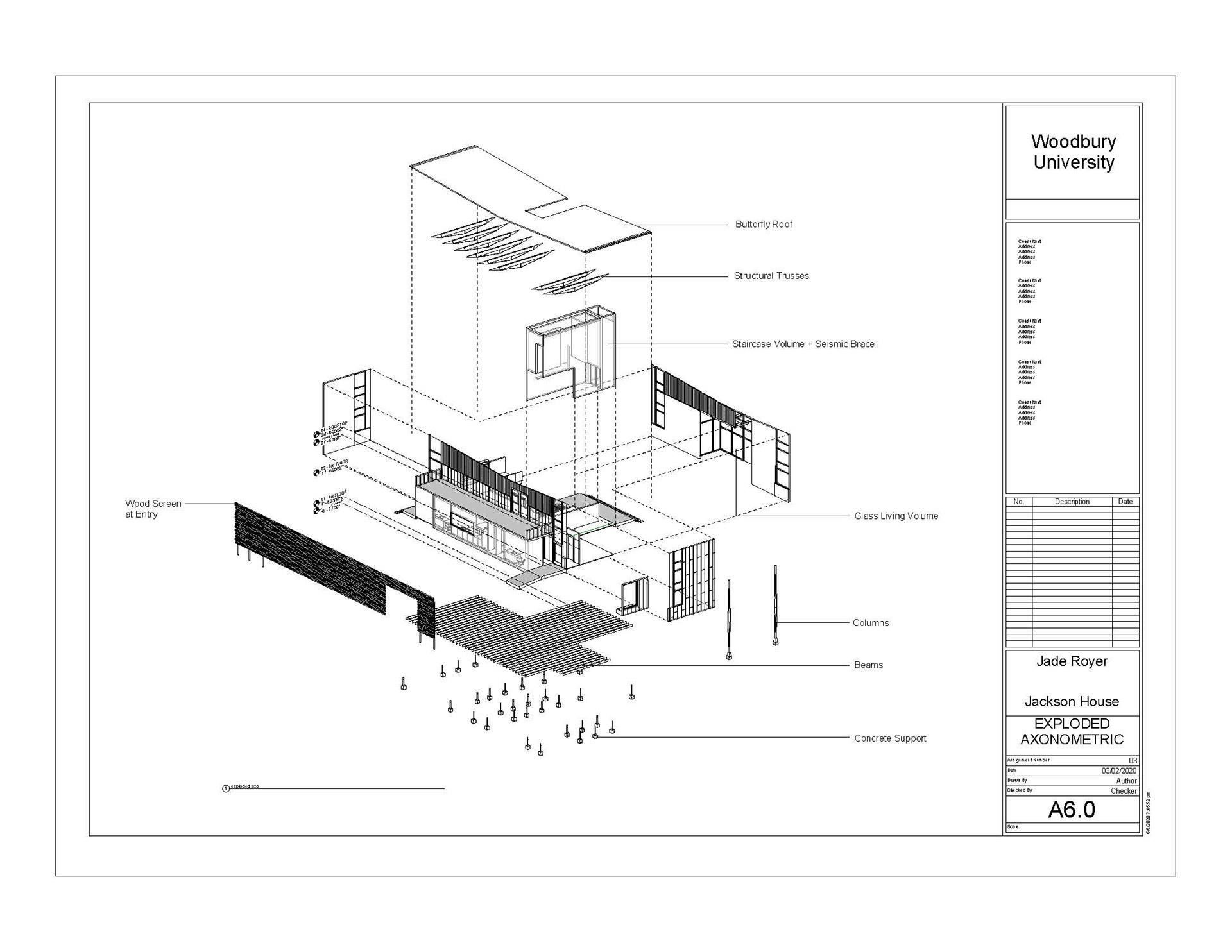 Exploded Axonometric Drawing