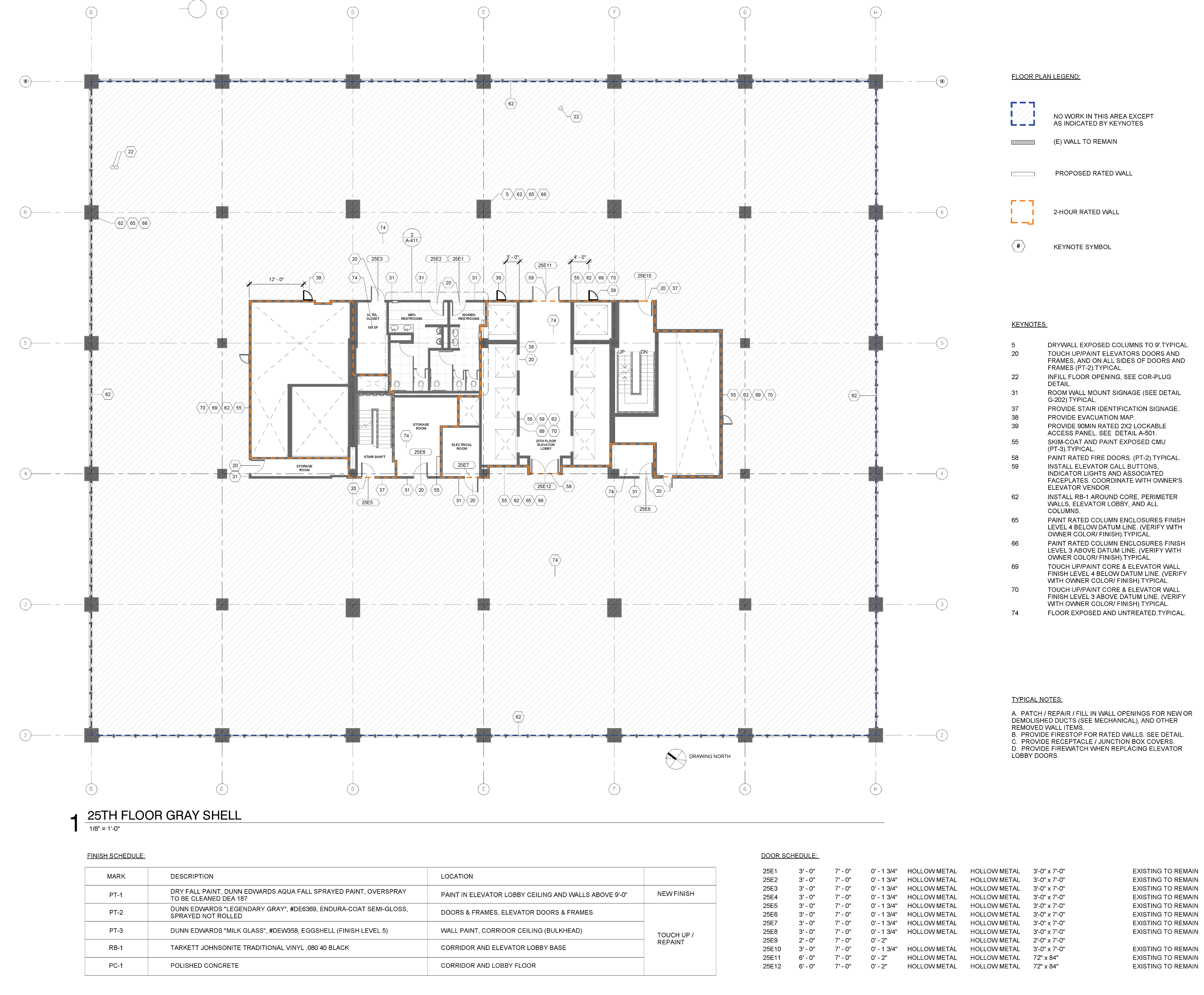 25TH FLOOR PLAN