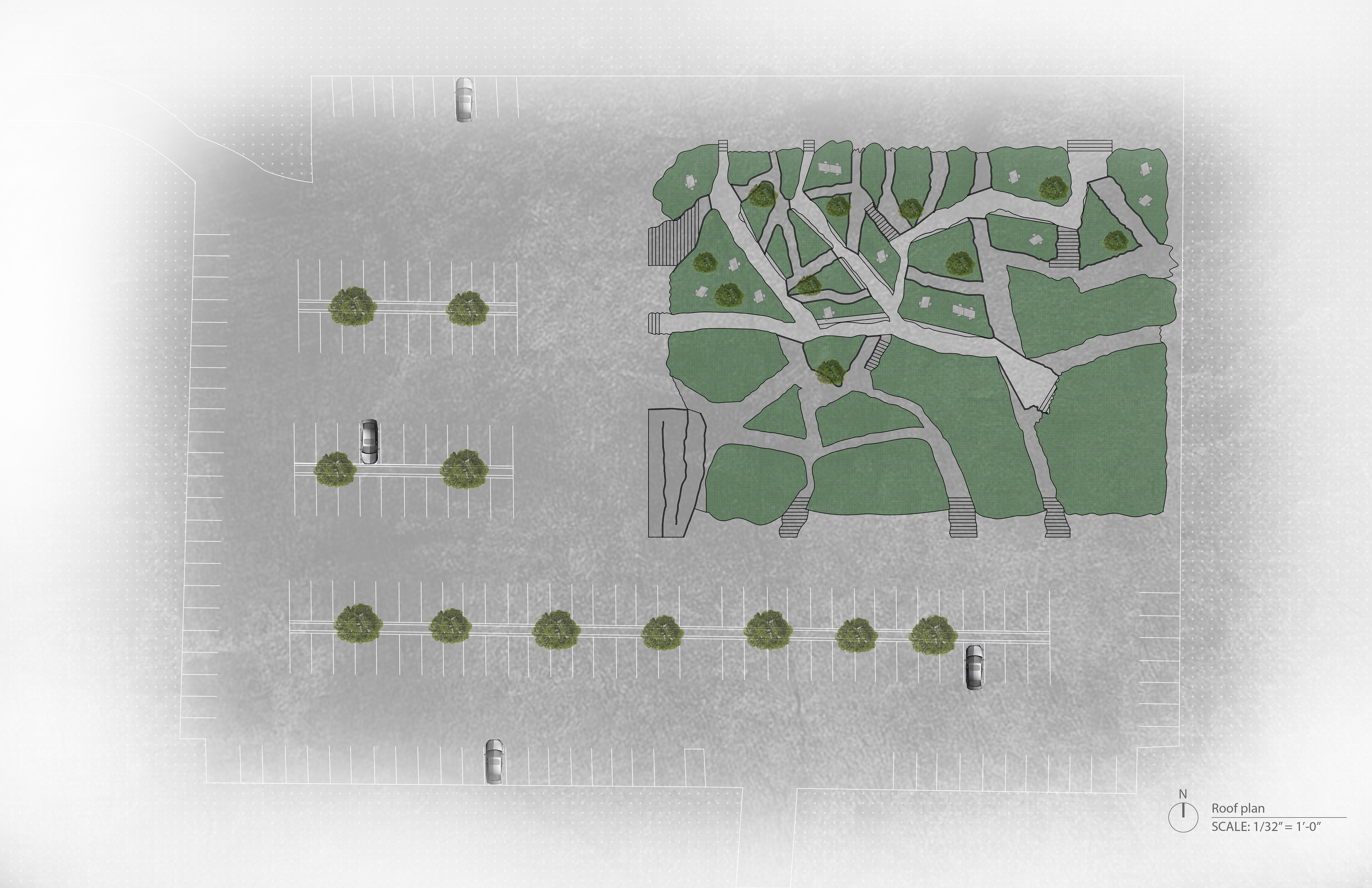 Roof Plan of Dormitory 