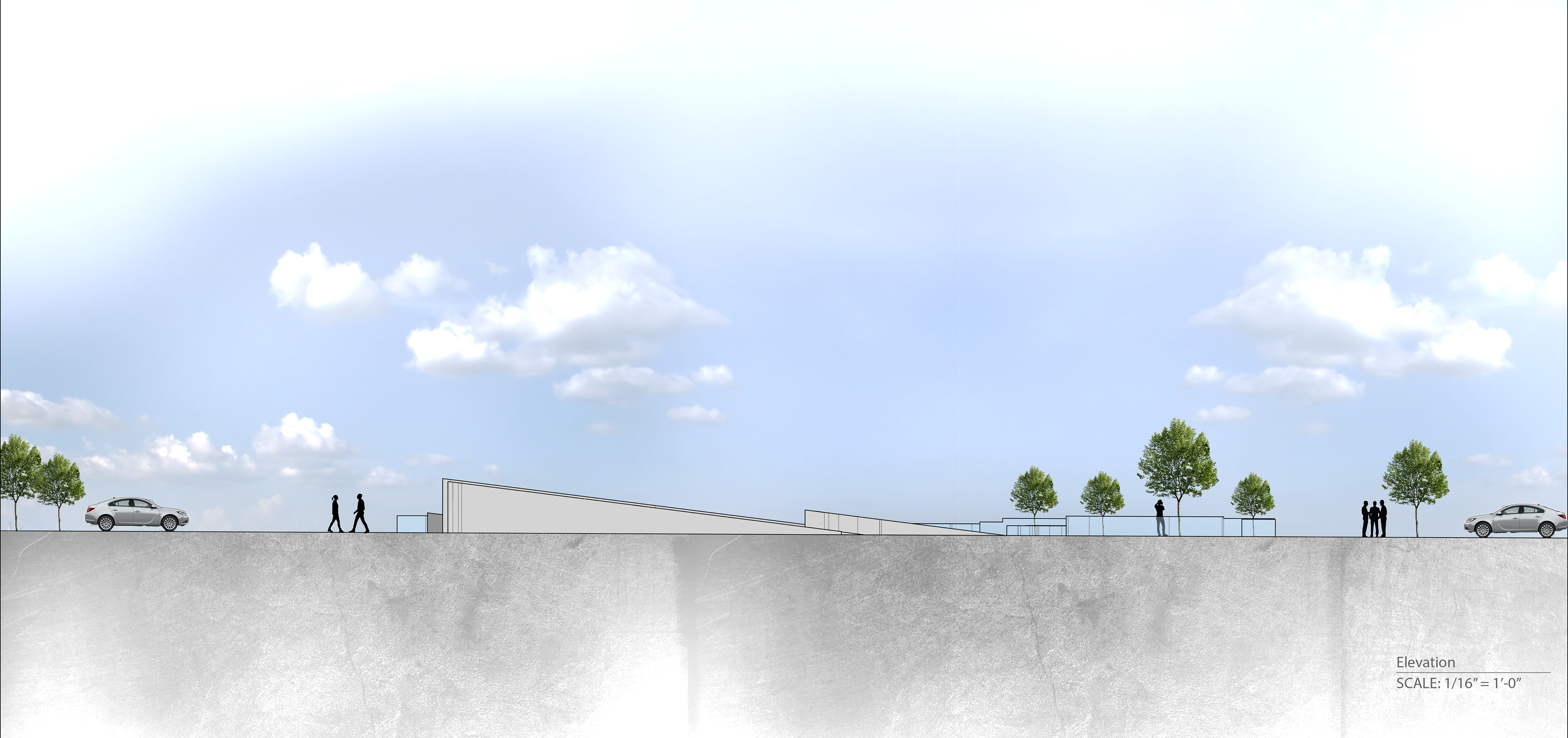 Elevation of Dormitory