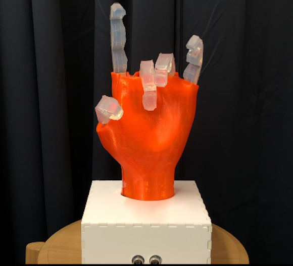 Replicating hand emoji after receiving text