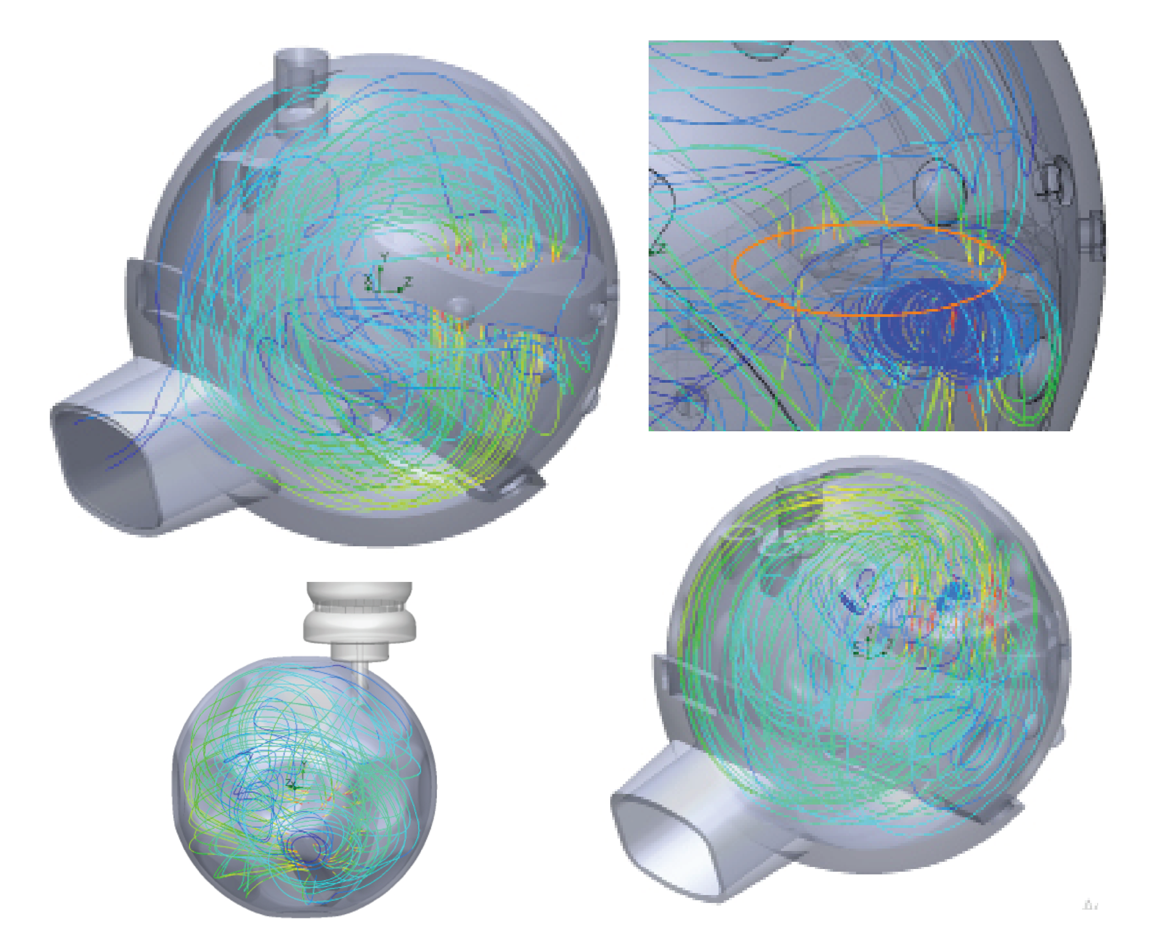 CFD modelling of swirl chamber