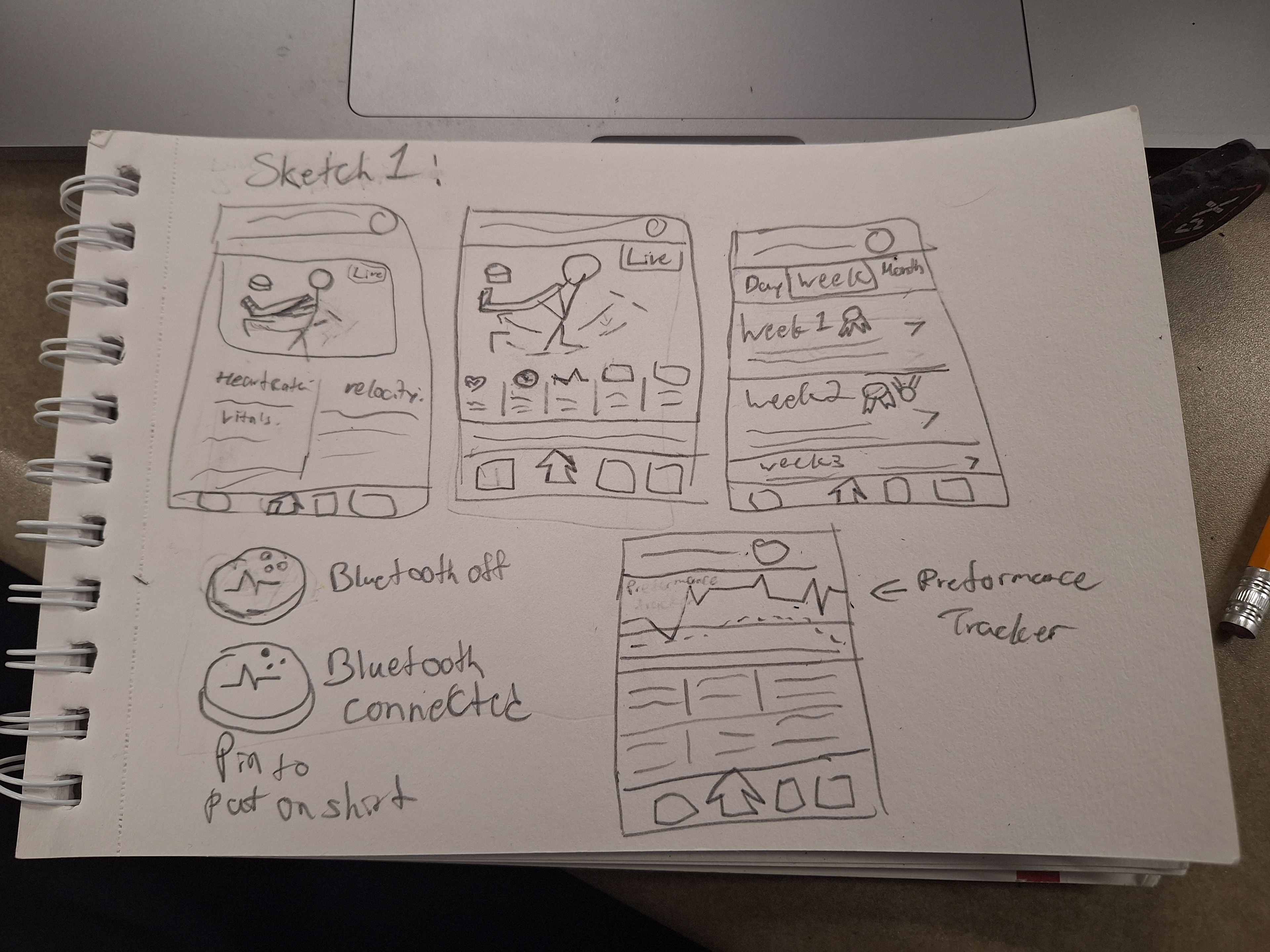 Sketch 1 for one option of how I will improve the app