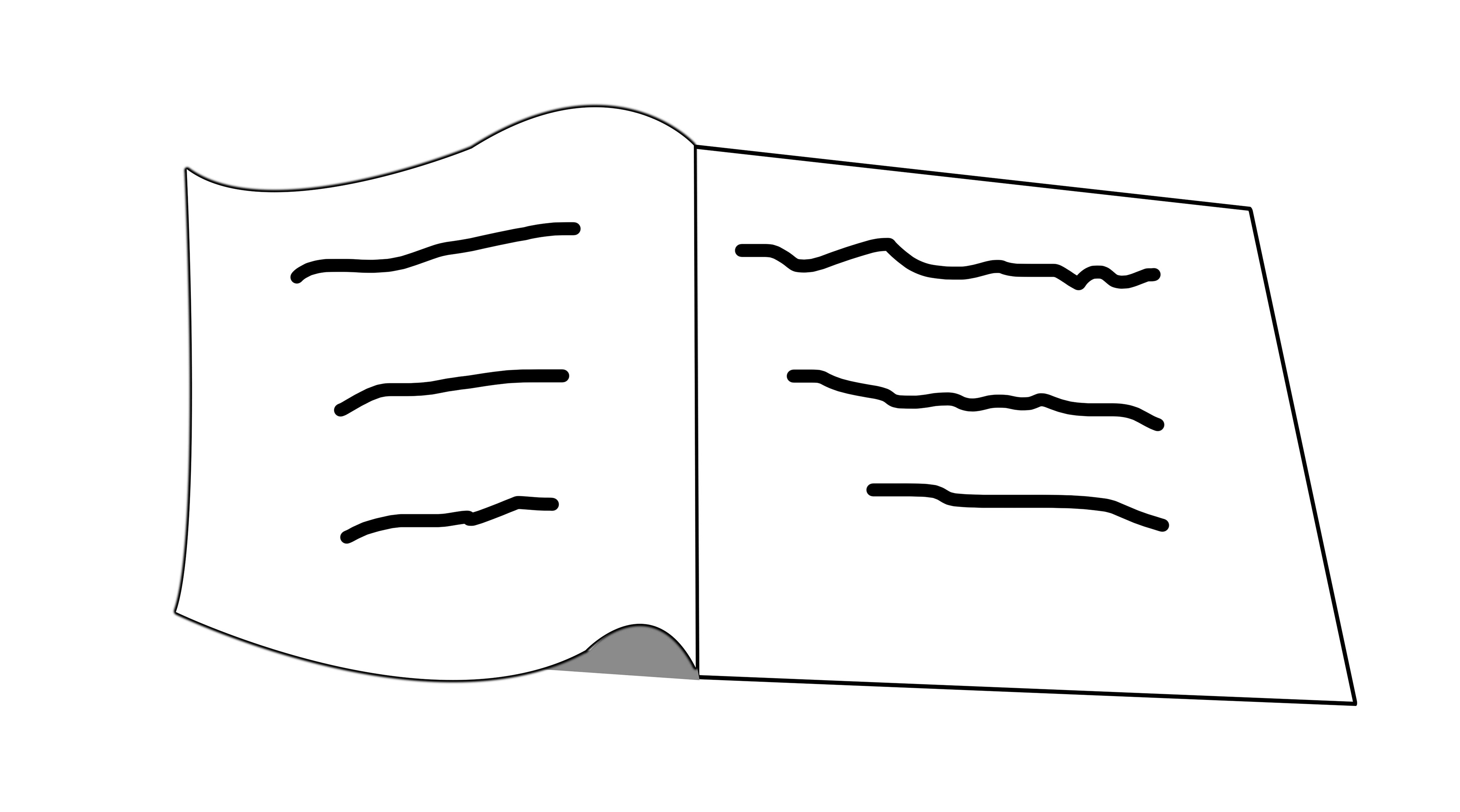 This is a vector image of a magazine with writing on it.