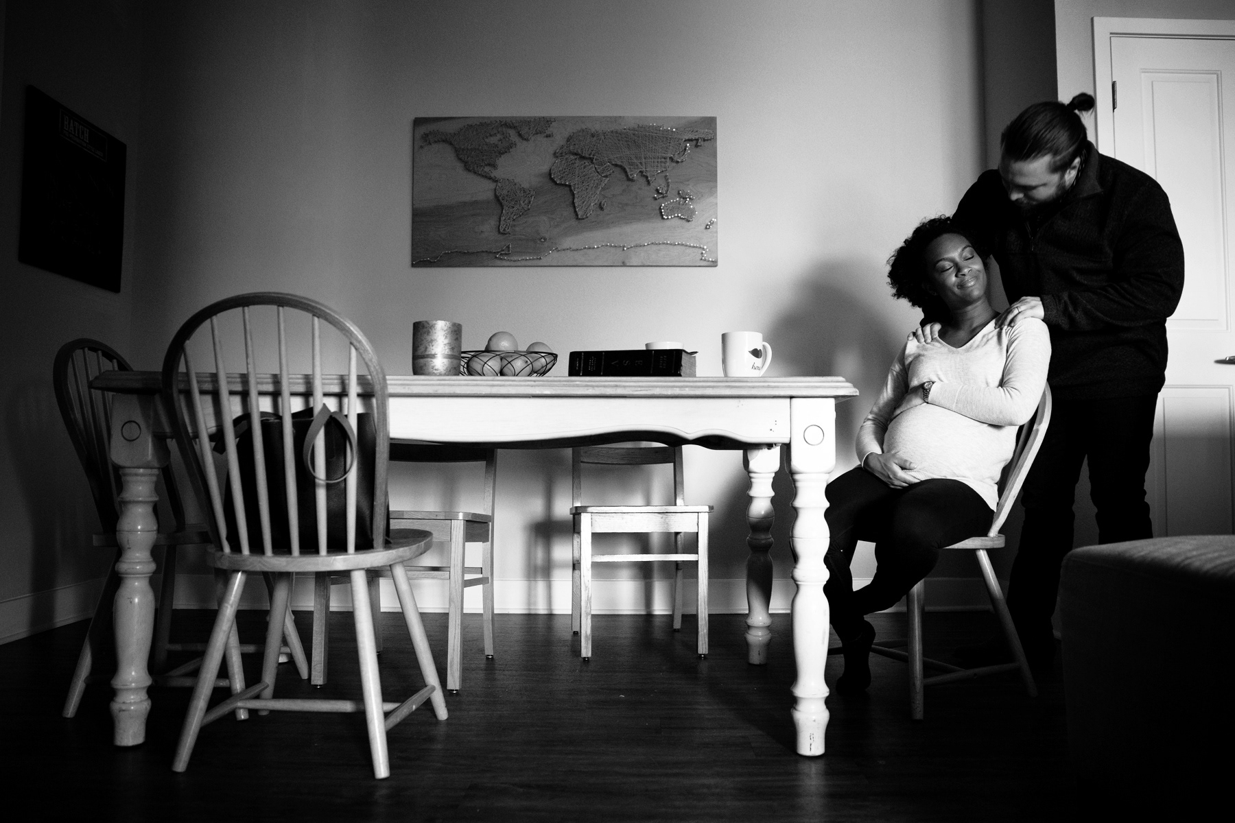 Albuquerque in home maternity photography