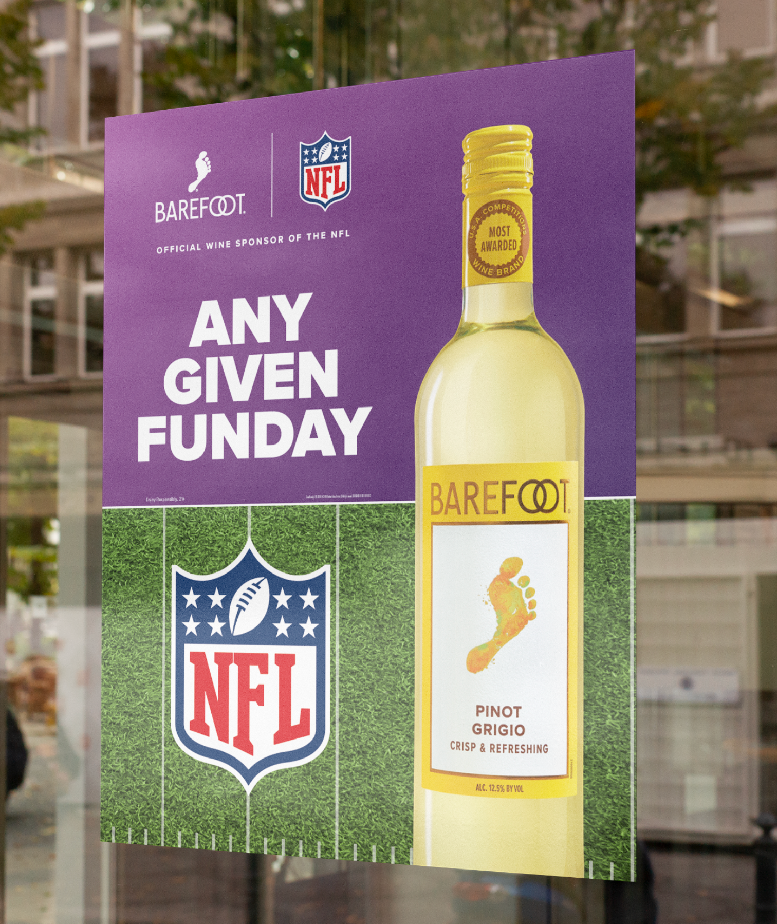 Barefoot x NFL Equity Poster