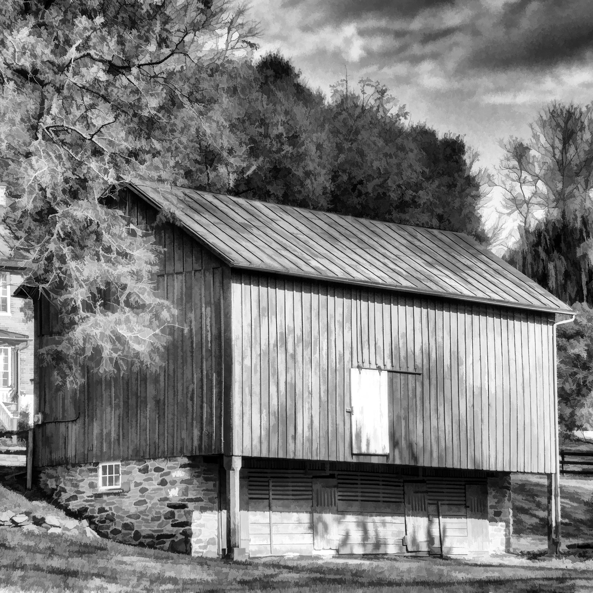 Print 4...Tanyard barn...