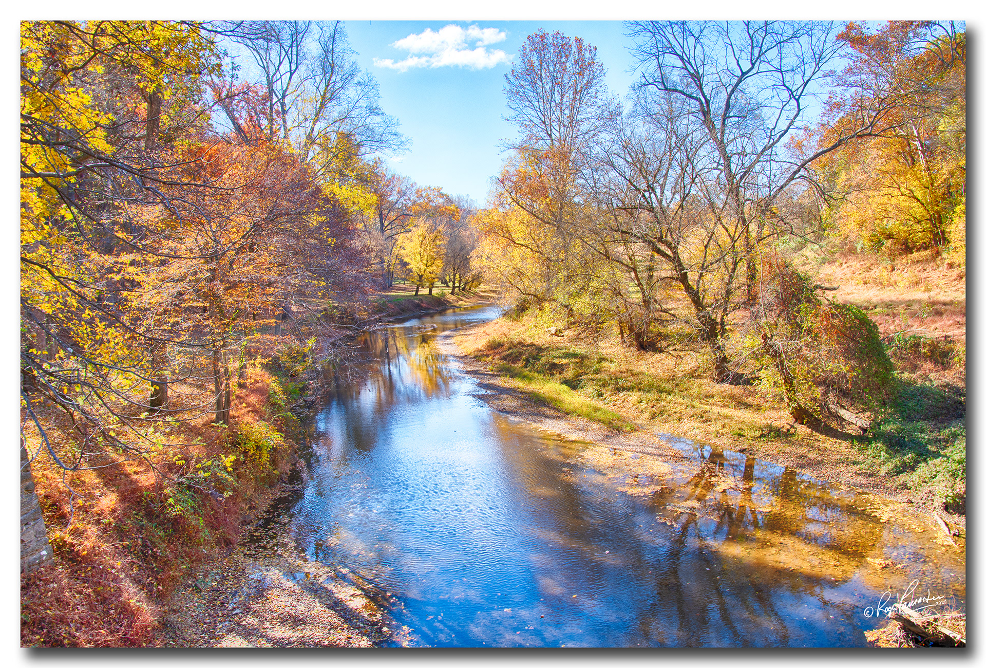 Print 54...Goose Creek in the Fall