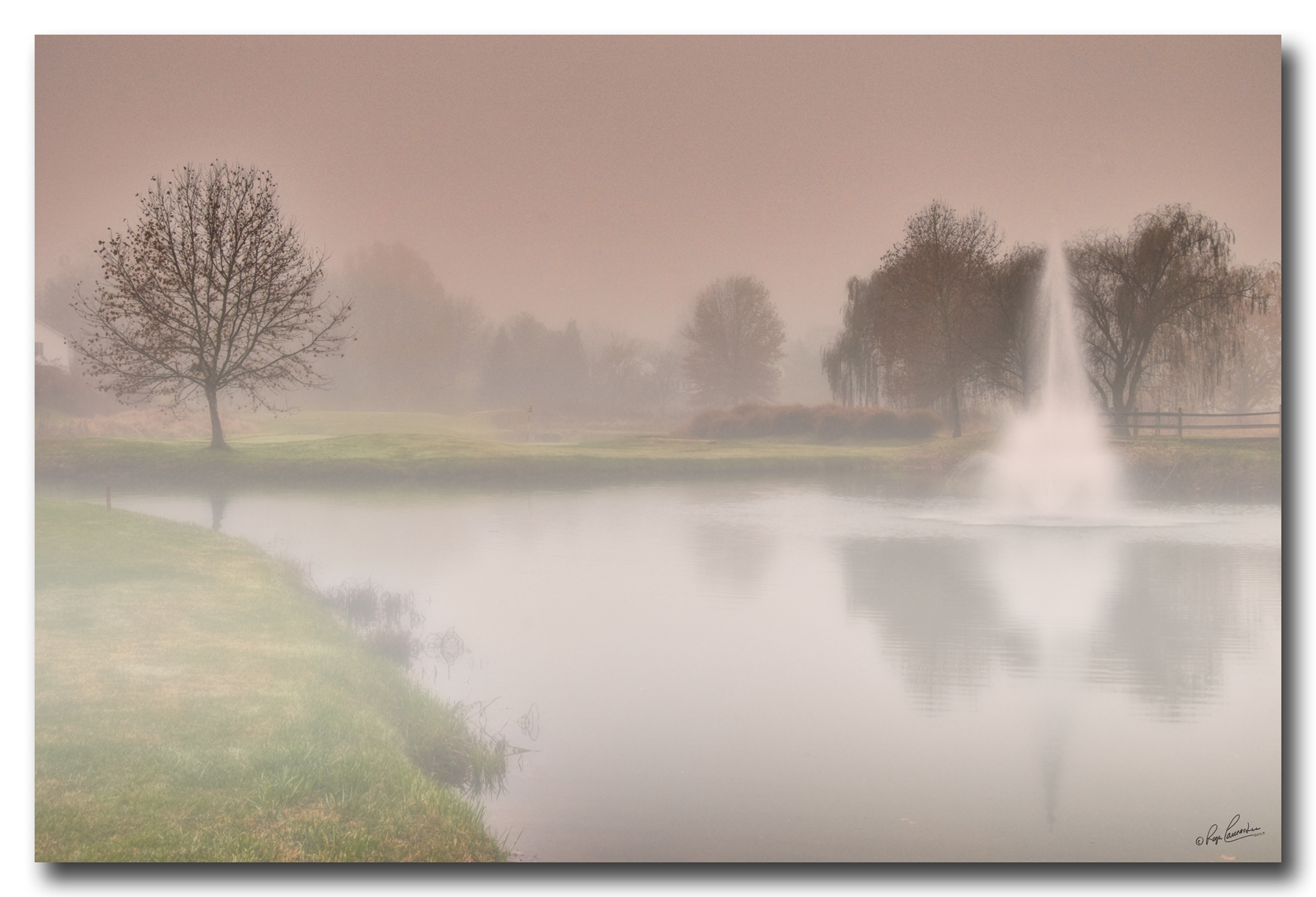 Print 47...In the mist at Westpark GC