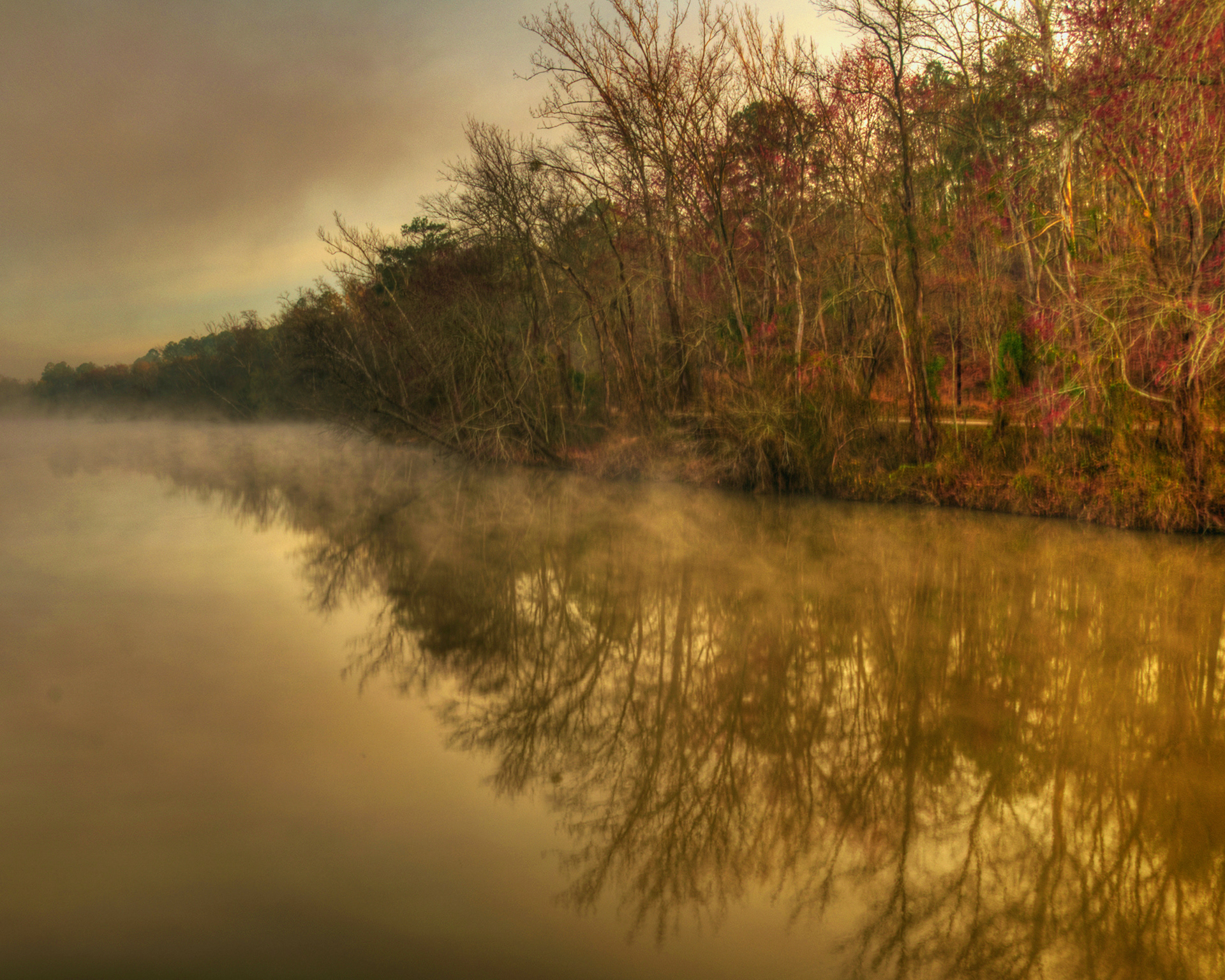Print 1...The banks of the Ocmulgee River...