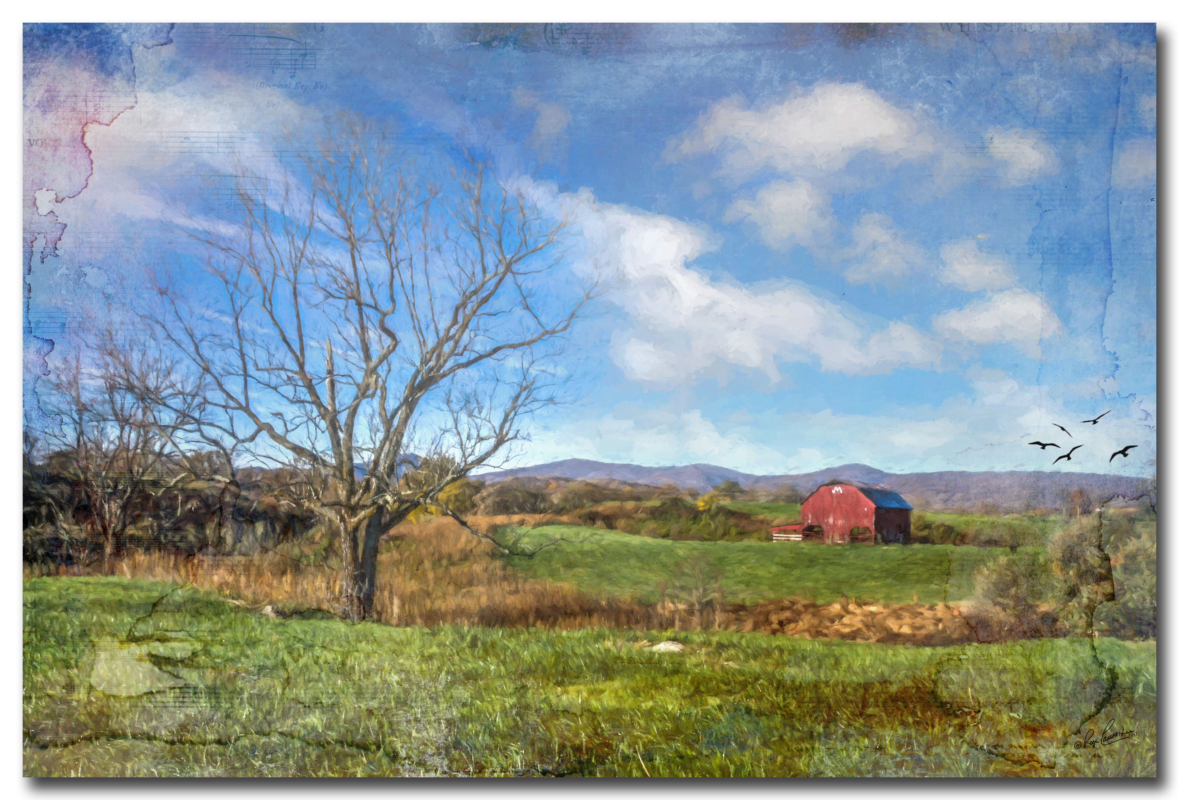 Print 16...Fauquier county farm....